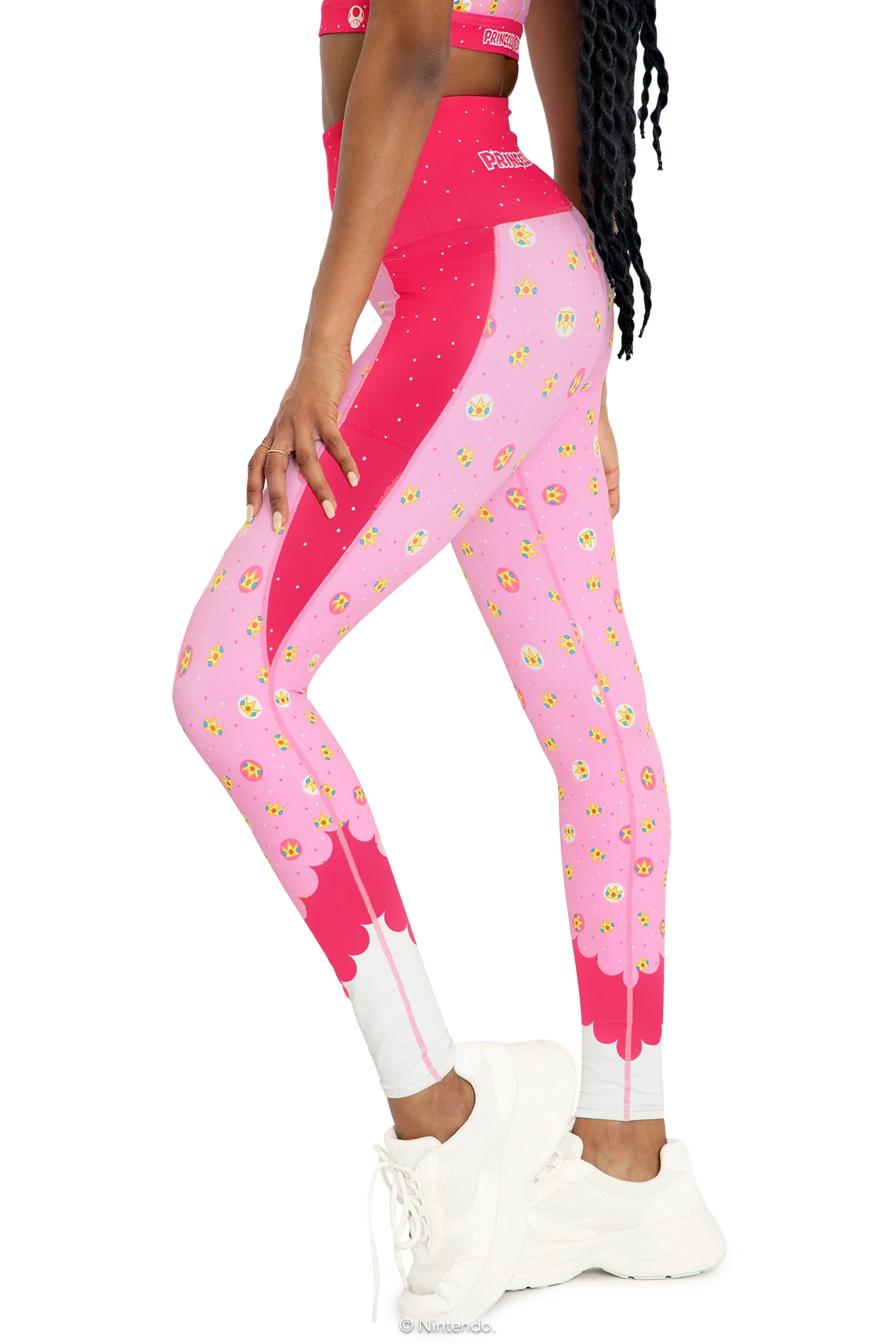 Princess Peach High Waisted Ninja Pants - Image 4