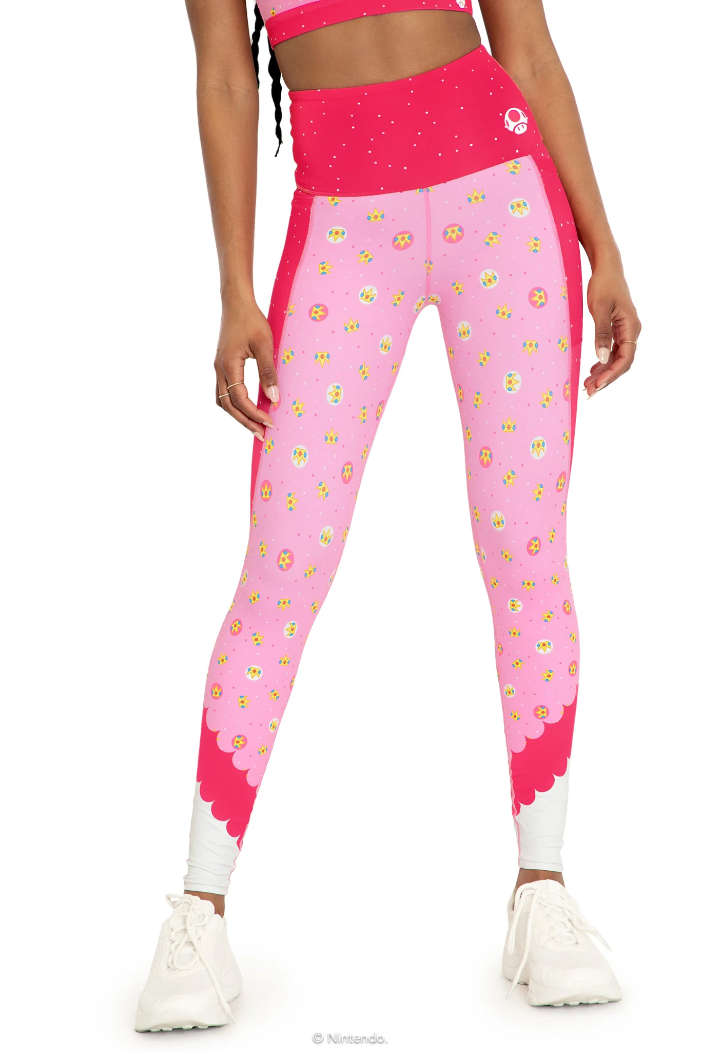 Princess Peach High Waisted Ninja Pants - Image 5