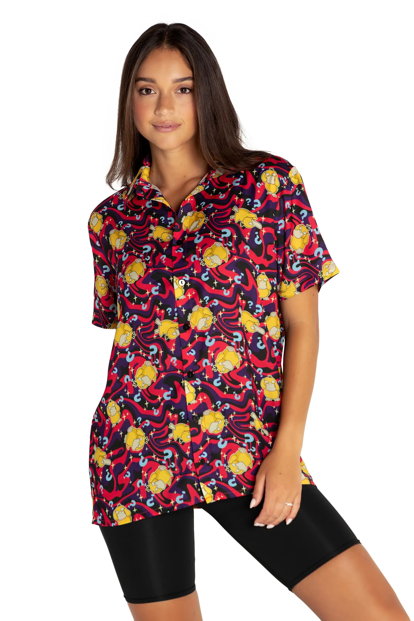 Psyduck Confusion Boyfriend Shirt - Image 5