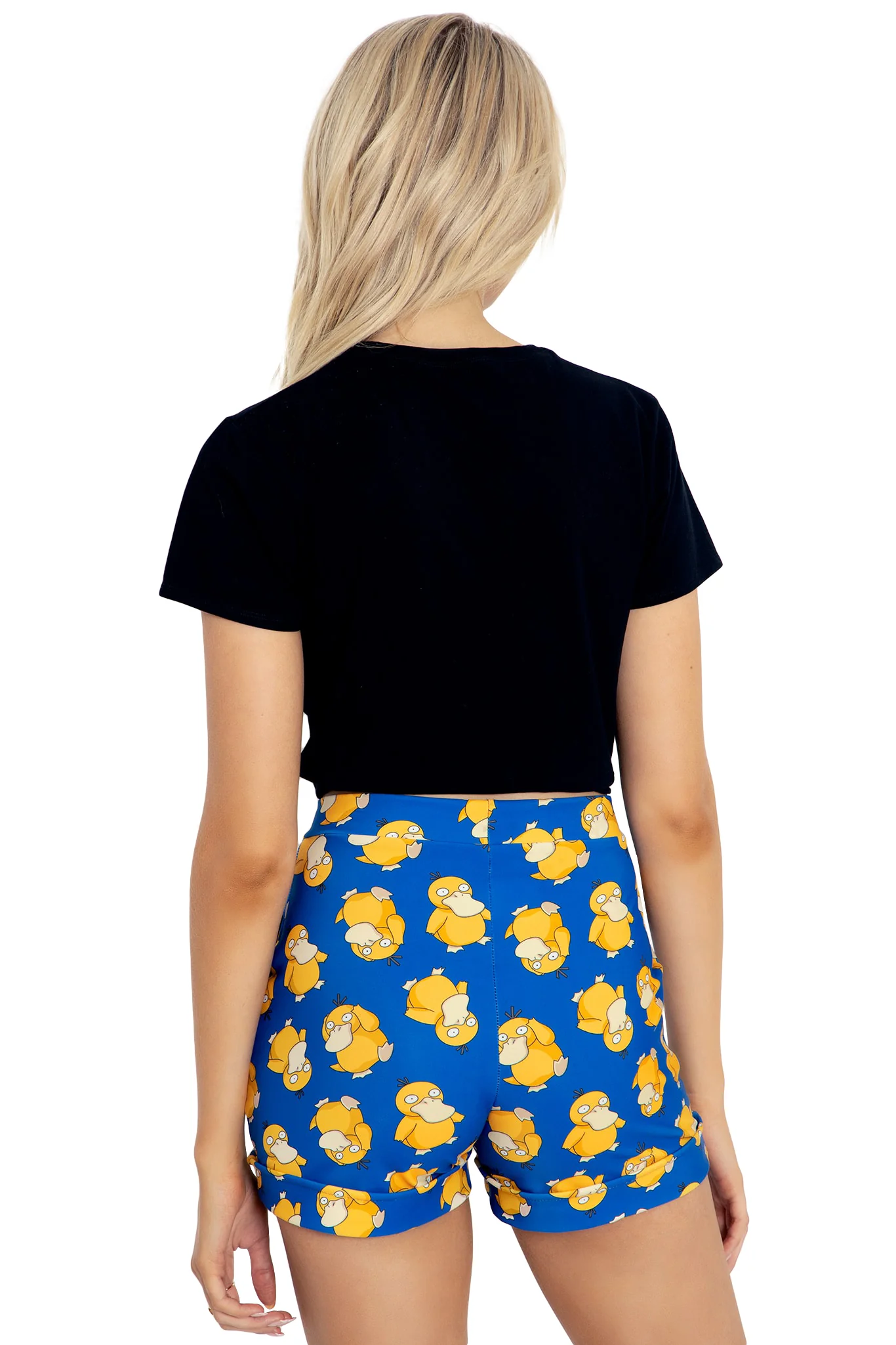 Psyduck Cuffed Shorts - Image 2