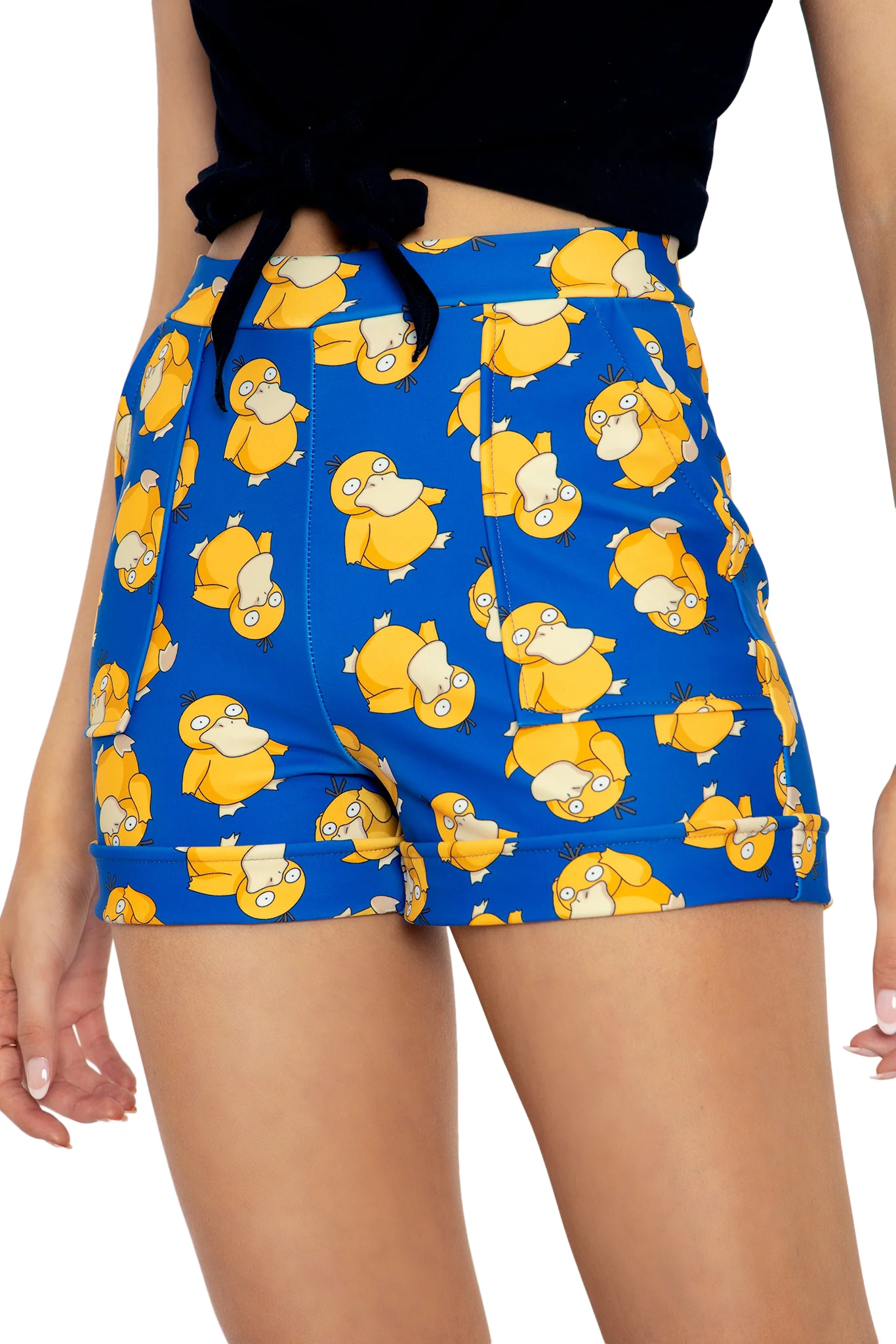 Psyduck Cuffed Shorts - Image 5