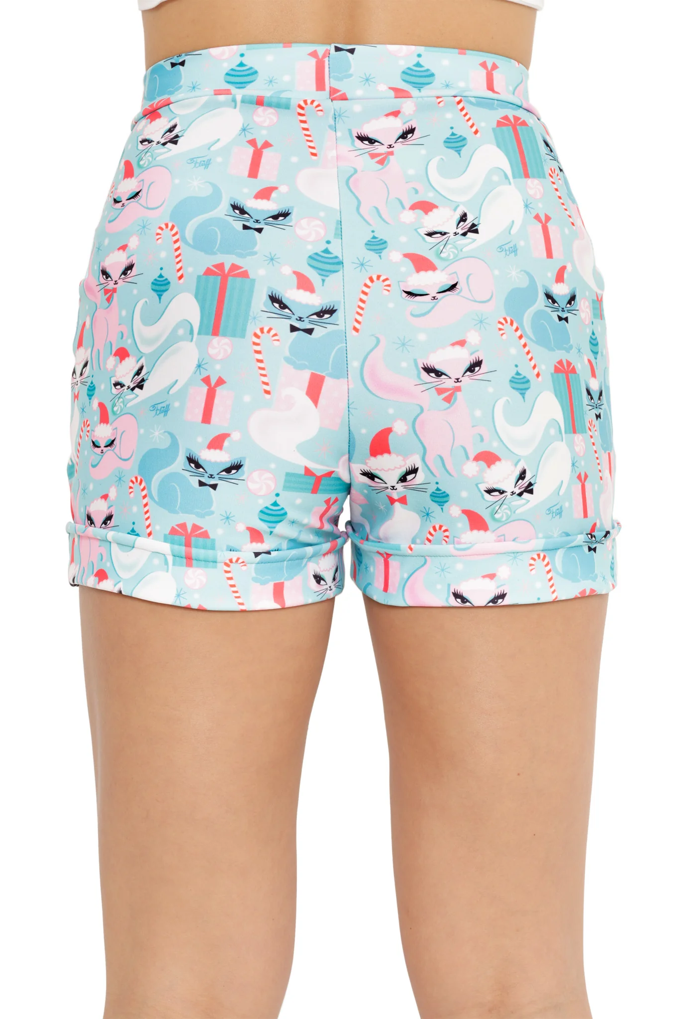 Purr-esent Cuffed Shorts - Image 3