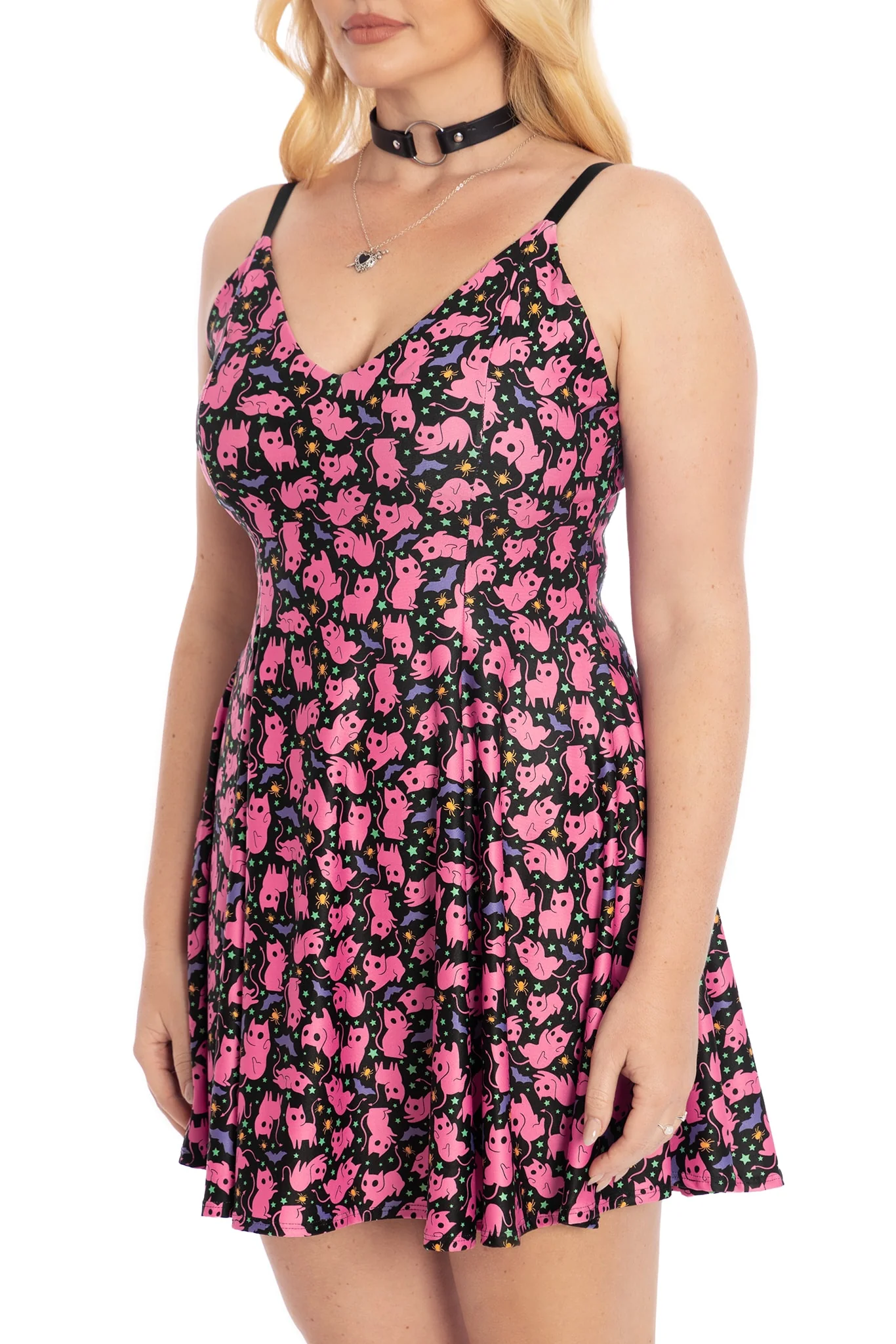 Purr Evil Mini Strappy Dress - Image 3