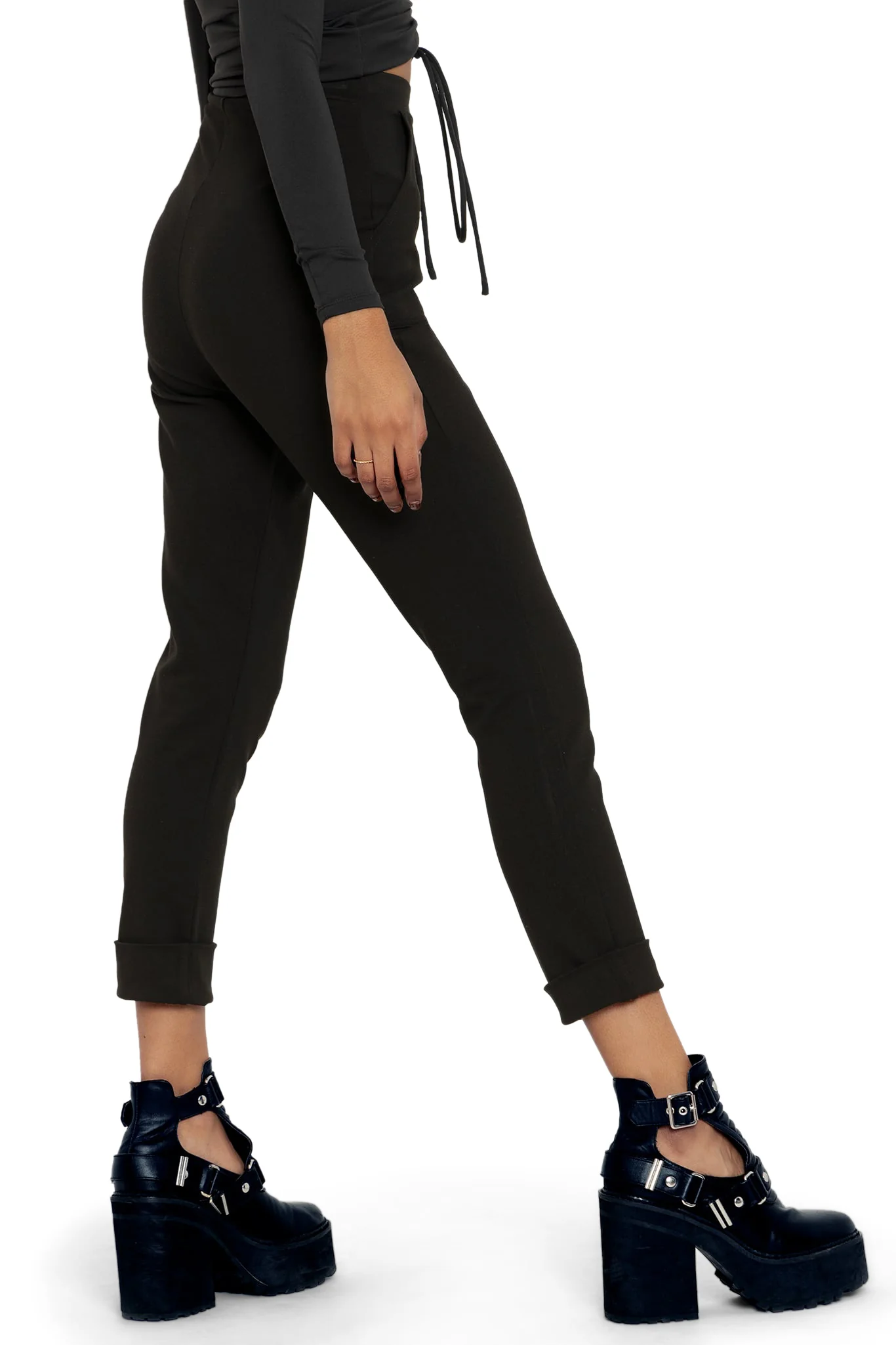 Push It Ponte Cuffed Pants - Image 7