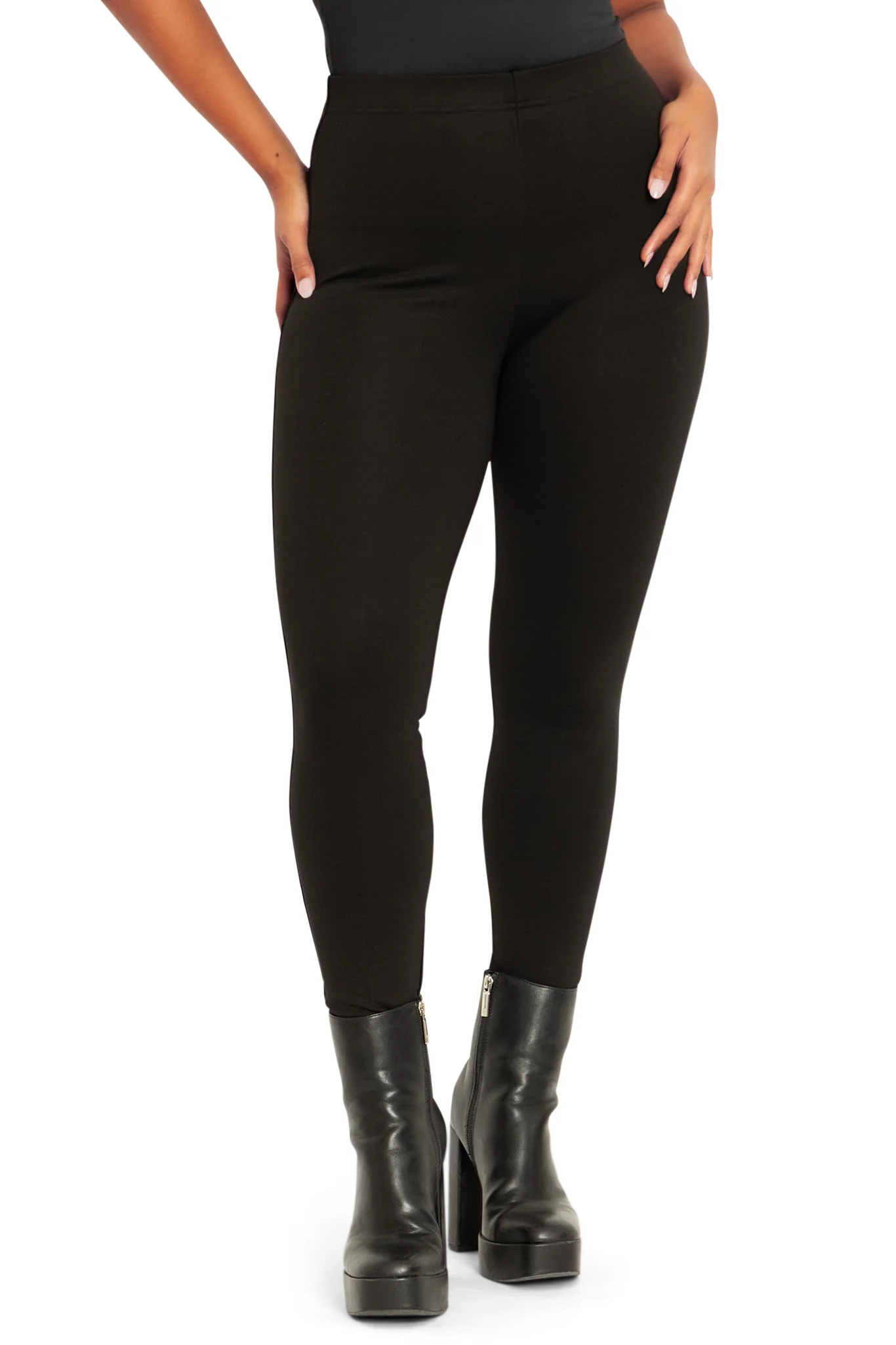 Push It Ponte High Waisted Leggings - Image 3