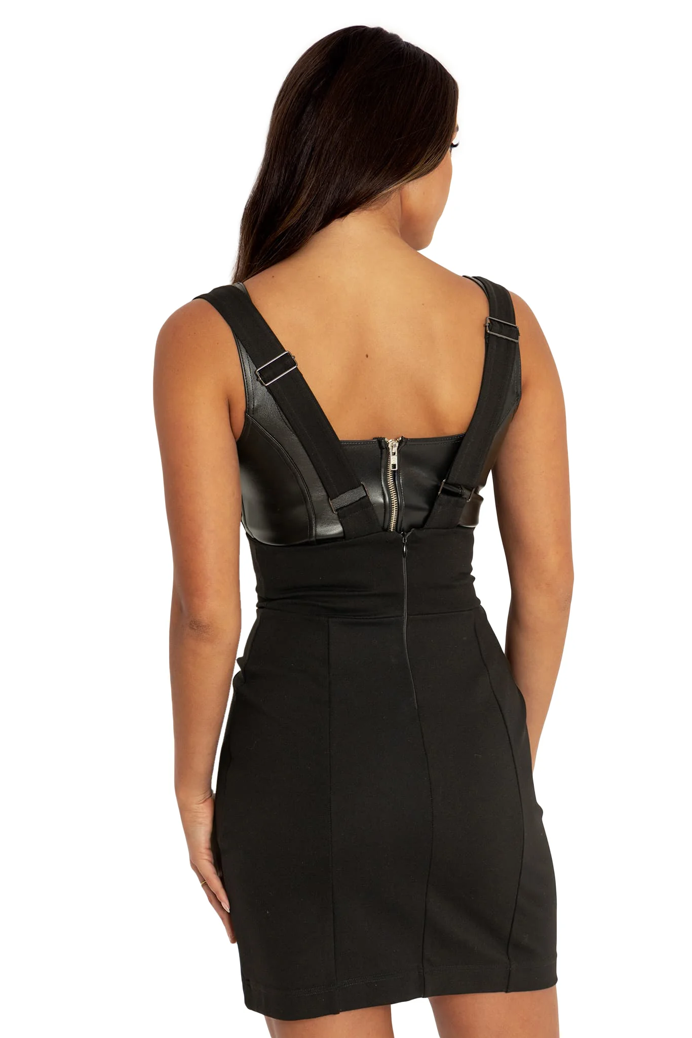 Push It Ponte Pinafore Skirt - Image 2