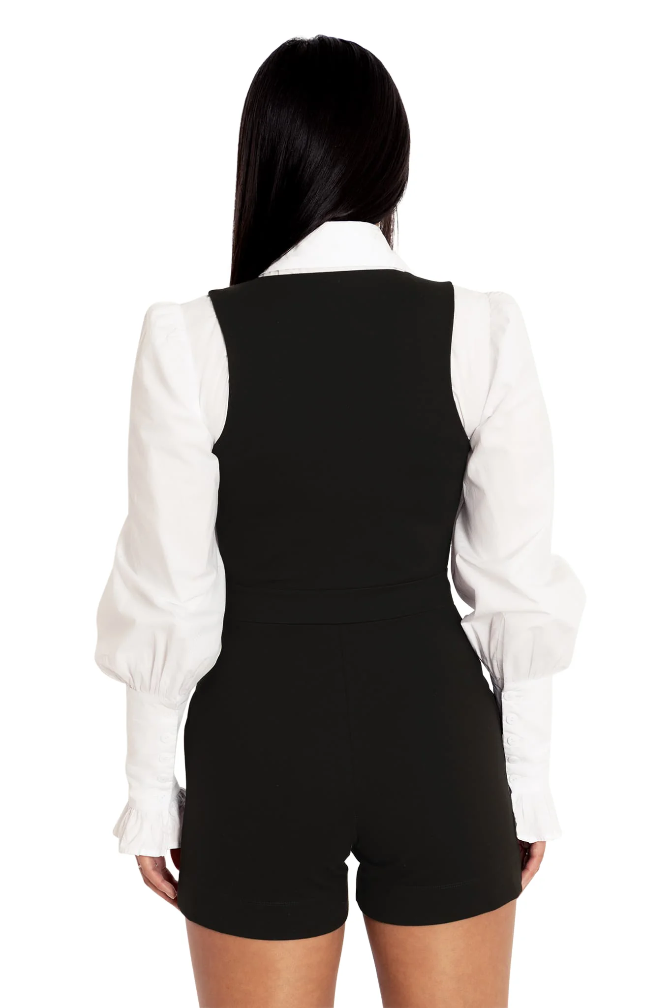 Push It Ponte Plunge Playsuit - Image 2