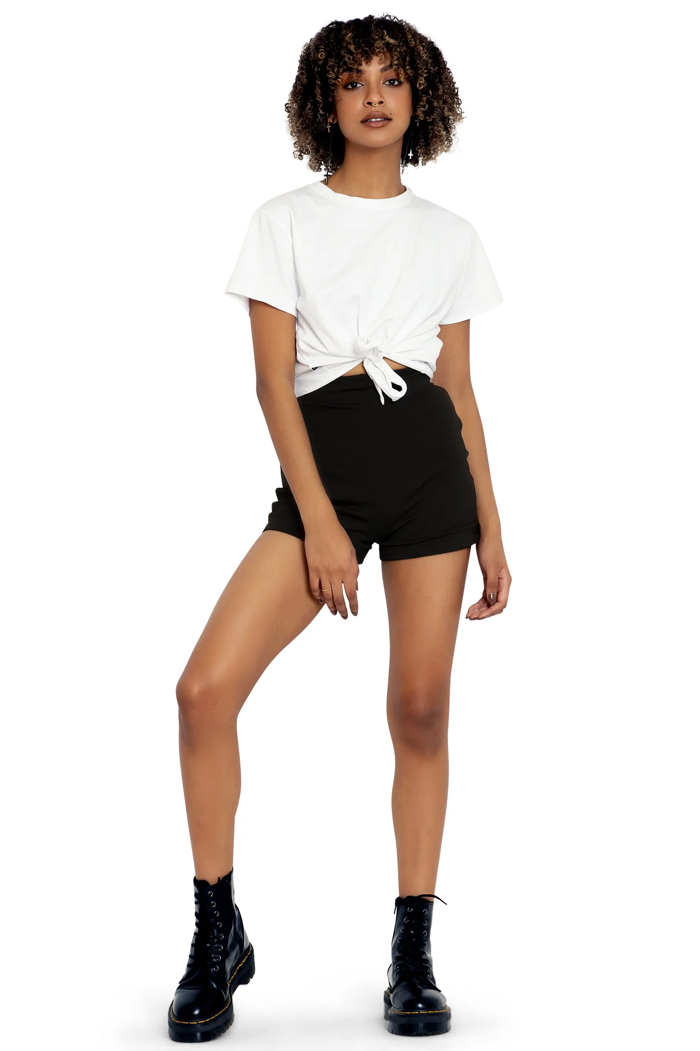 Push It Ponte Ultra High Waisted Shorts