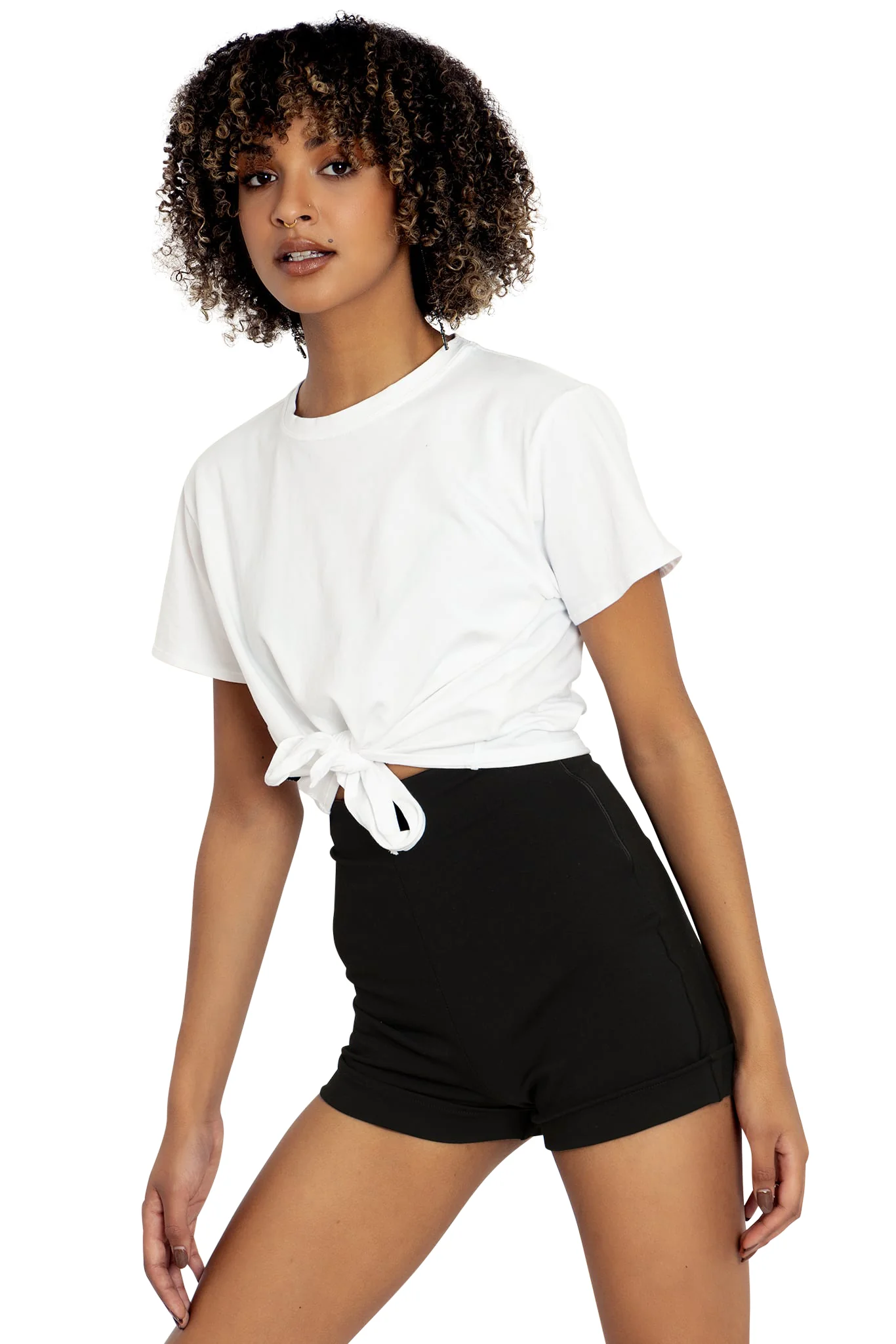 Push It Ponte Ultra High Waisted Shorts - Image 5