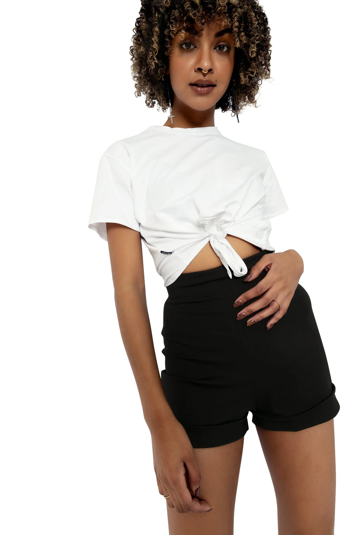 Push It Ponte Ultra High Waisted Shorts - Image 6