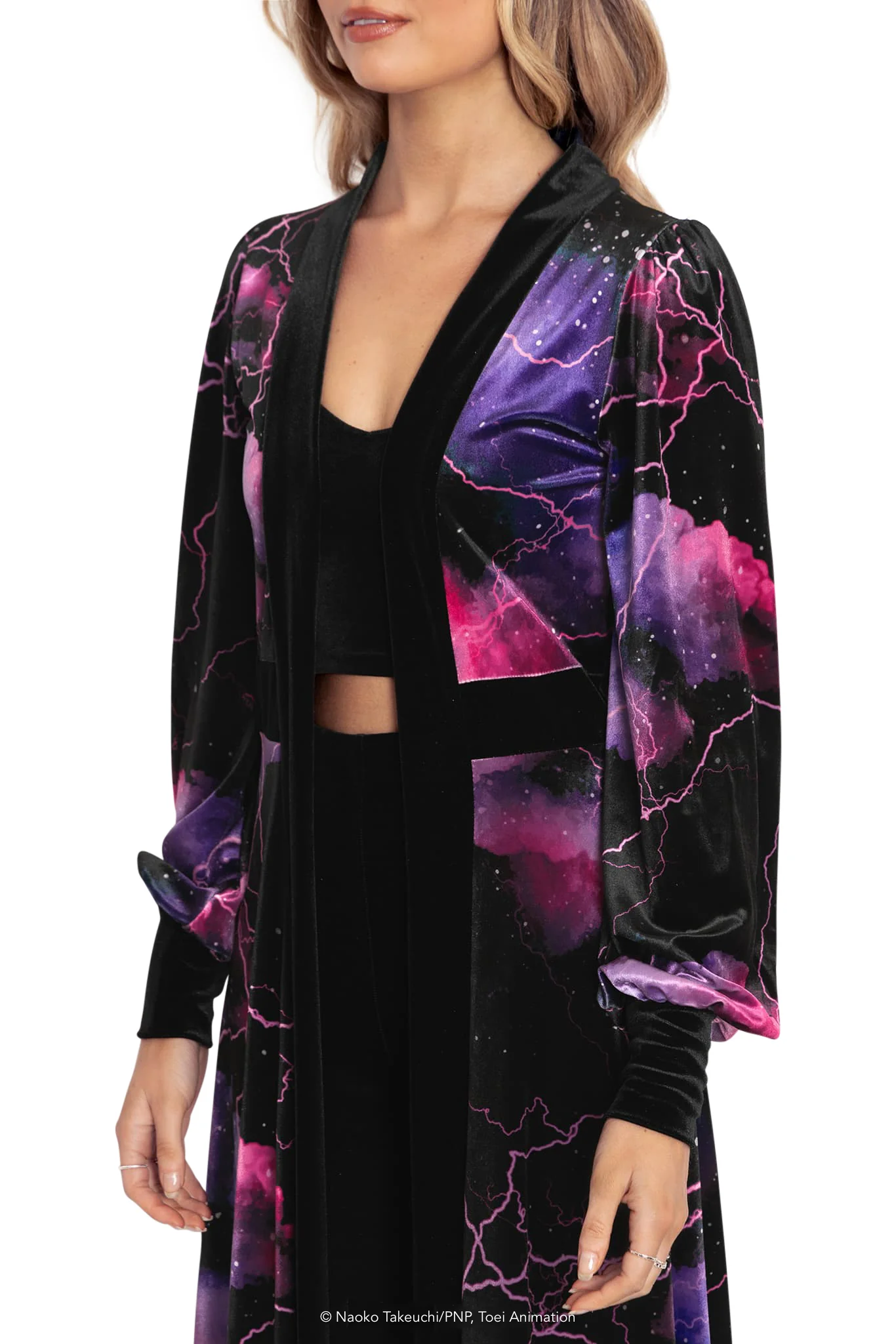 Queen Beryl Velvet Maxi Jacket - Image 3