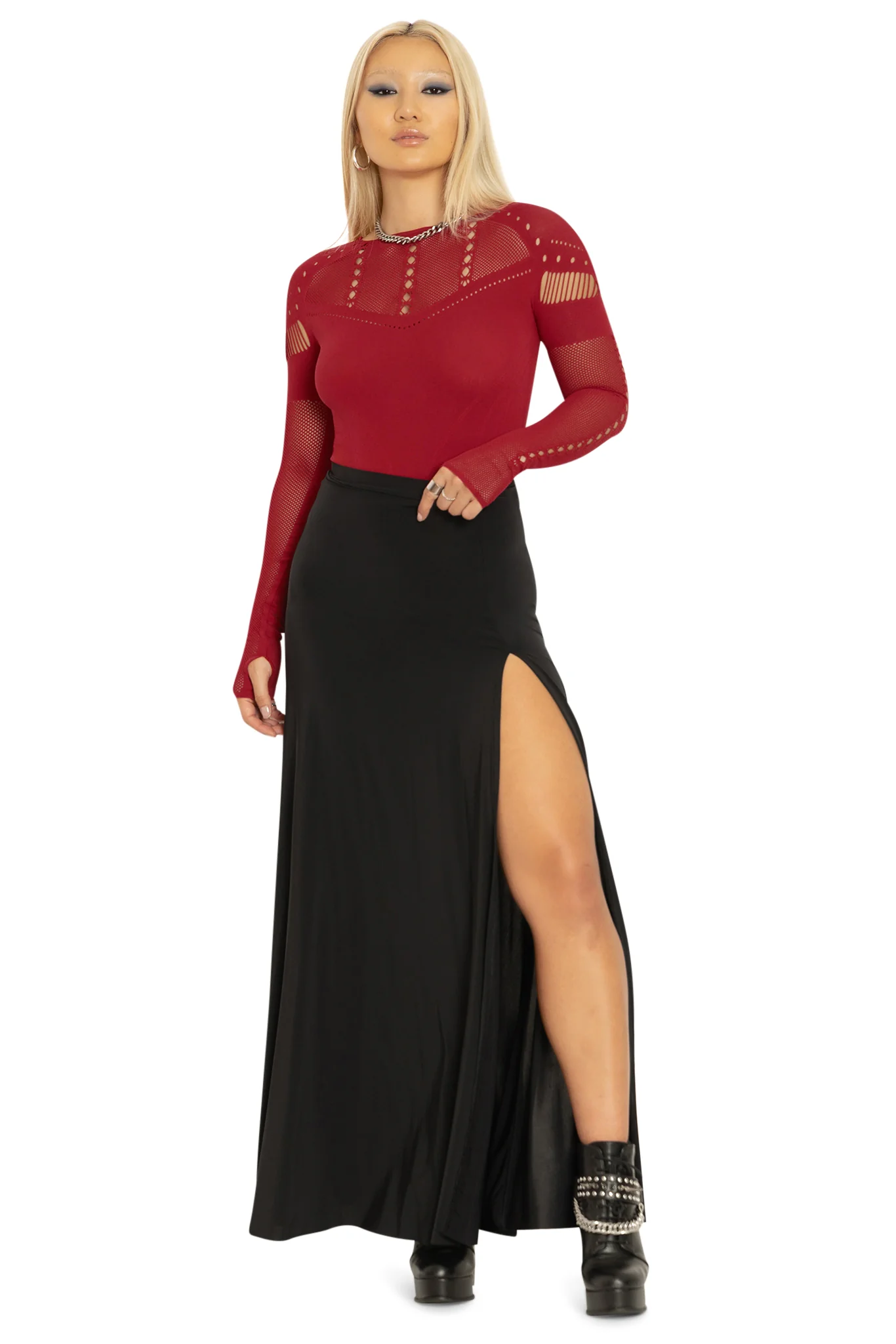 Villain Red Bodysuit - Image 5