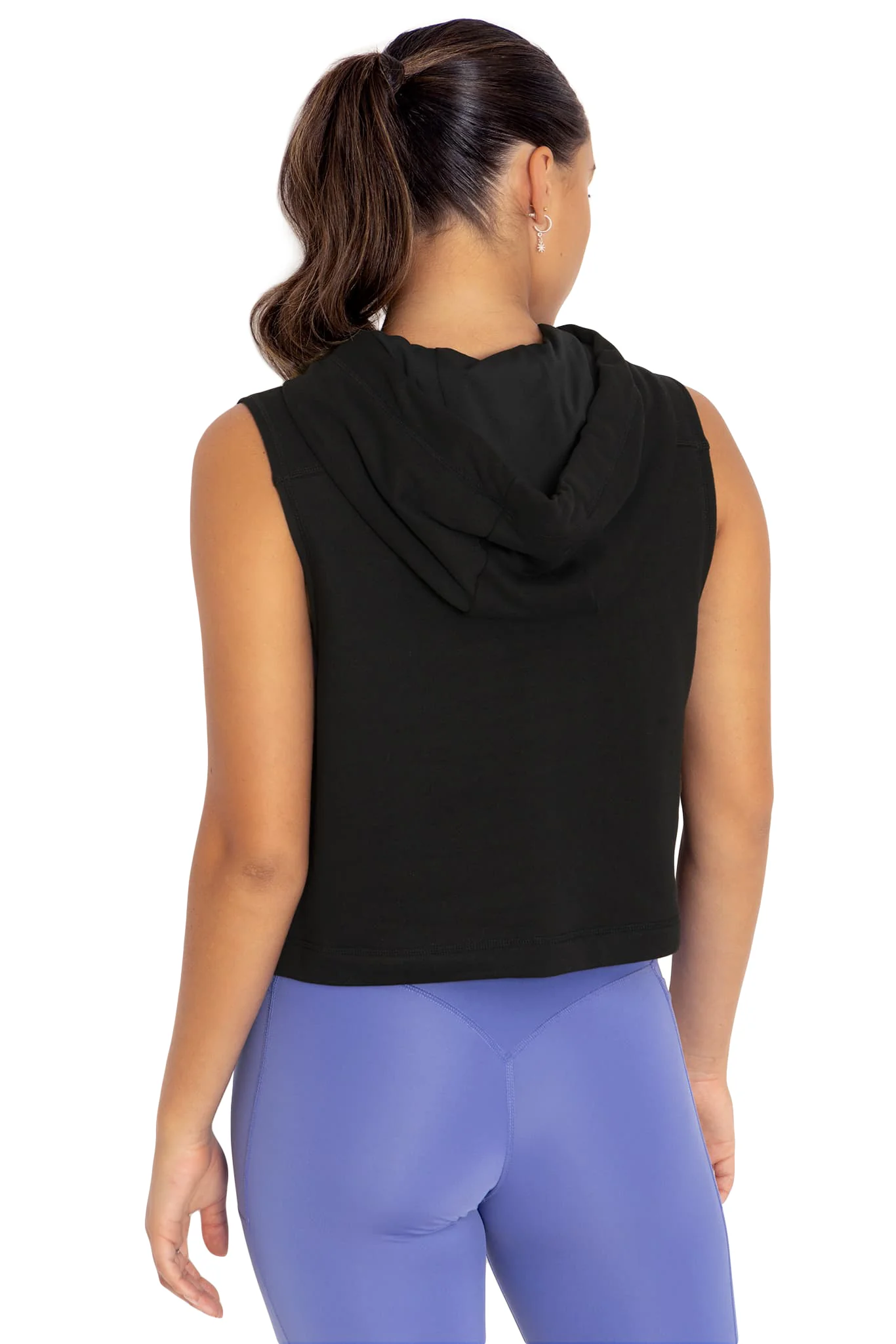 Reppin' It Black Sleeveless Hoodie - Image 6