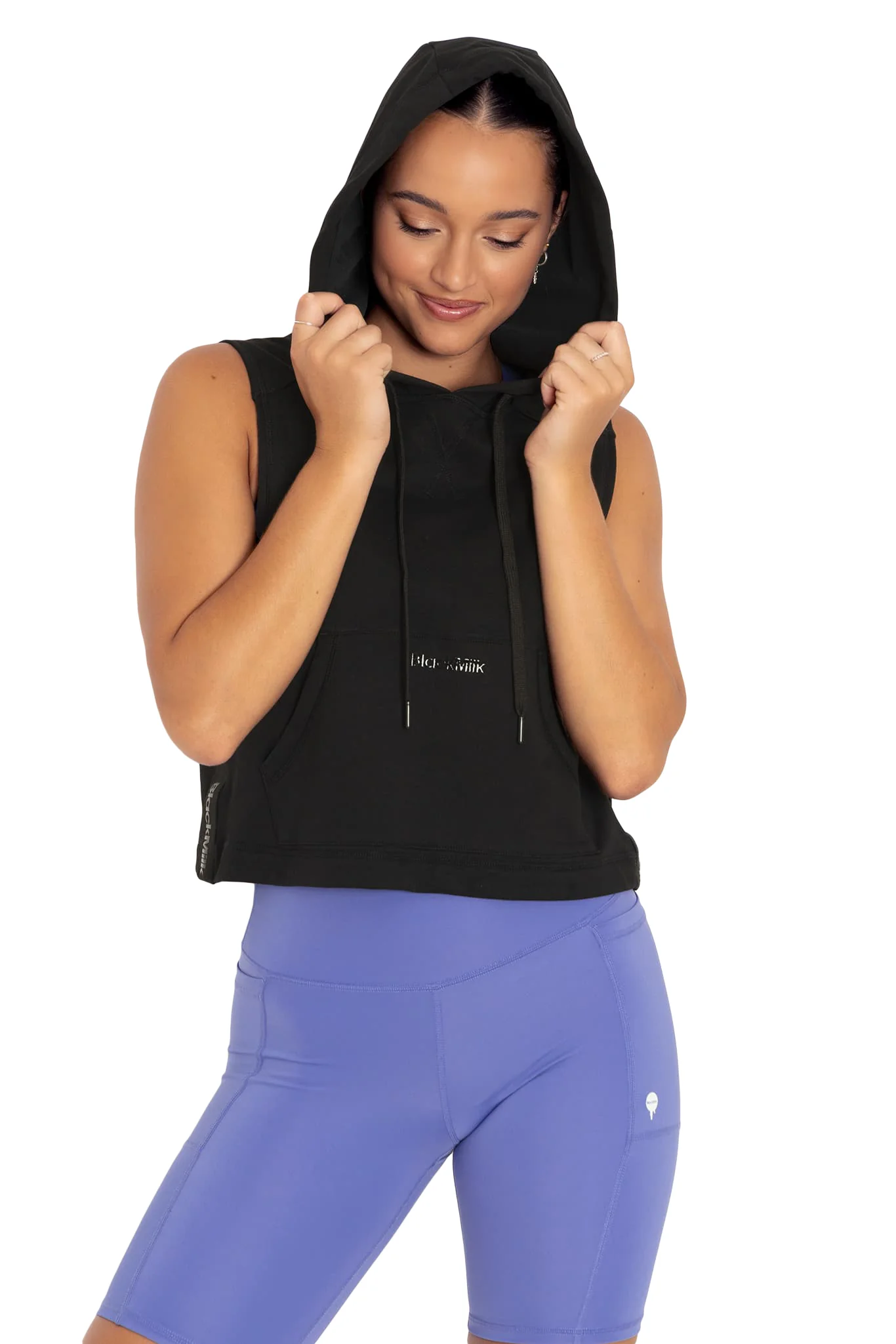 Reppin' It Black Sleeveless Hoodie - Image 8