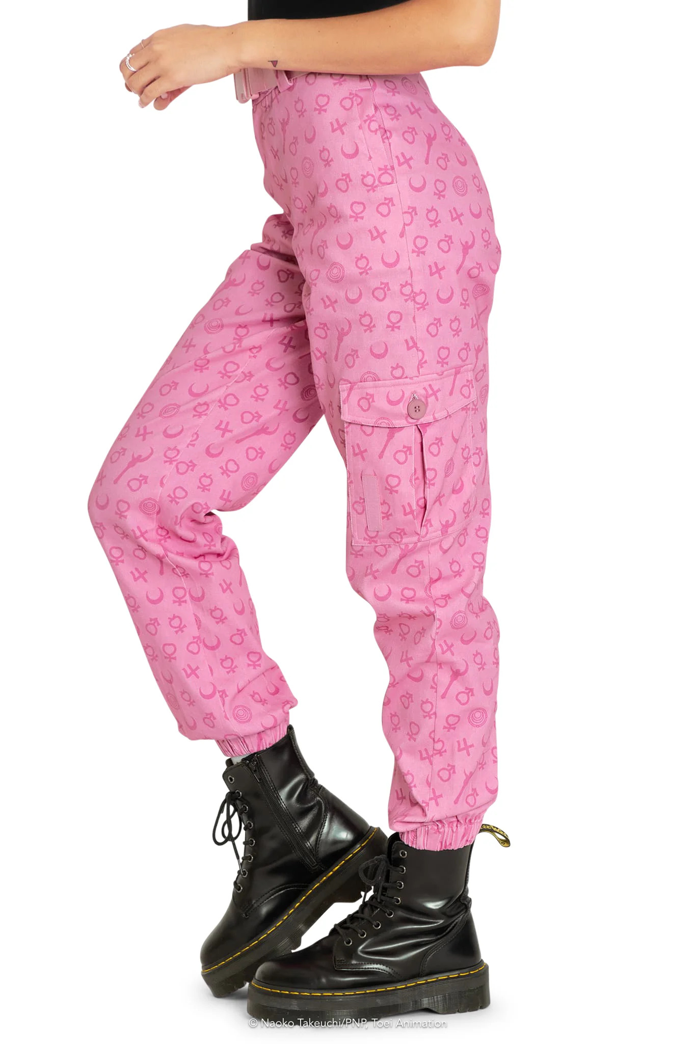Sailor Guardians Planet Symbols Cargo Pants - Image 4