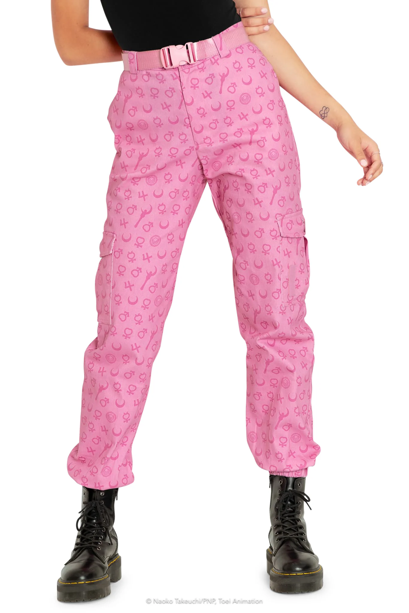 Sailor Guardians Planet Symbols Cargo Pants - Image 5