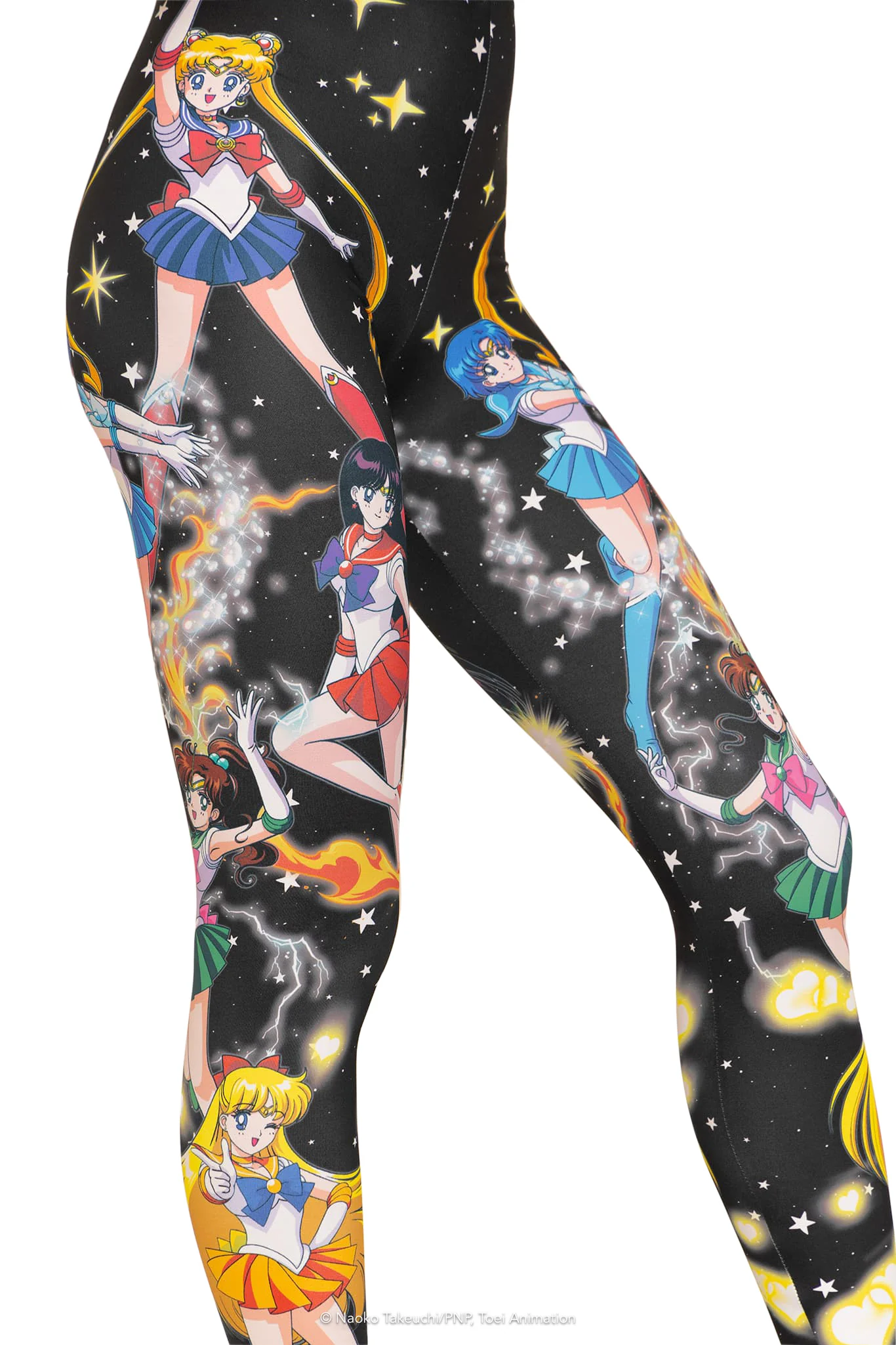 Sailor Guardians Powers High Waisted Matte Finish Leggings - Image 3