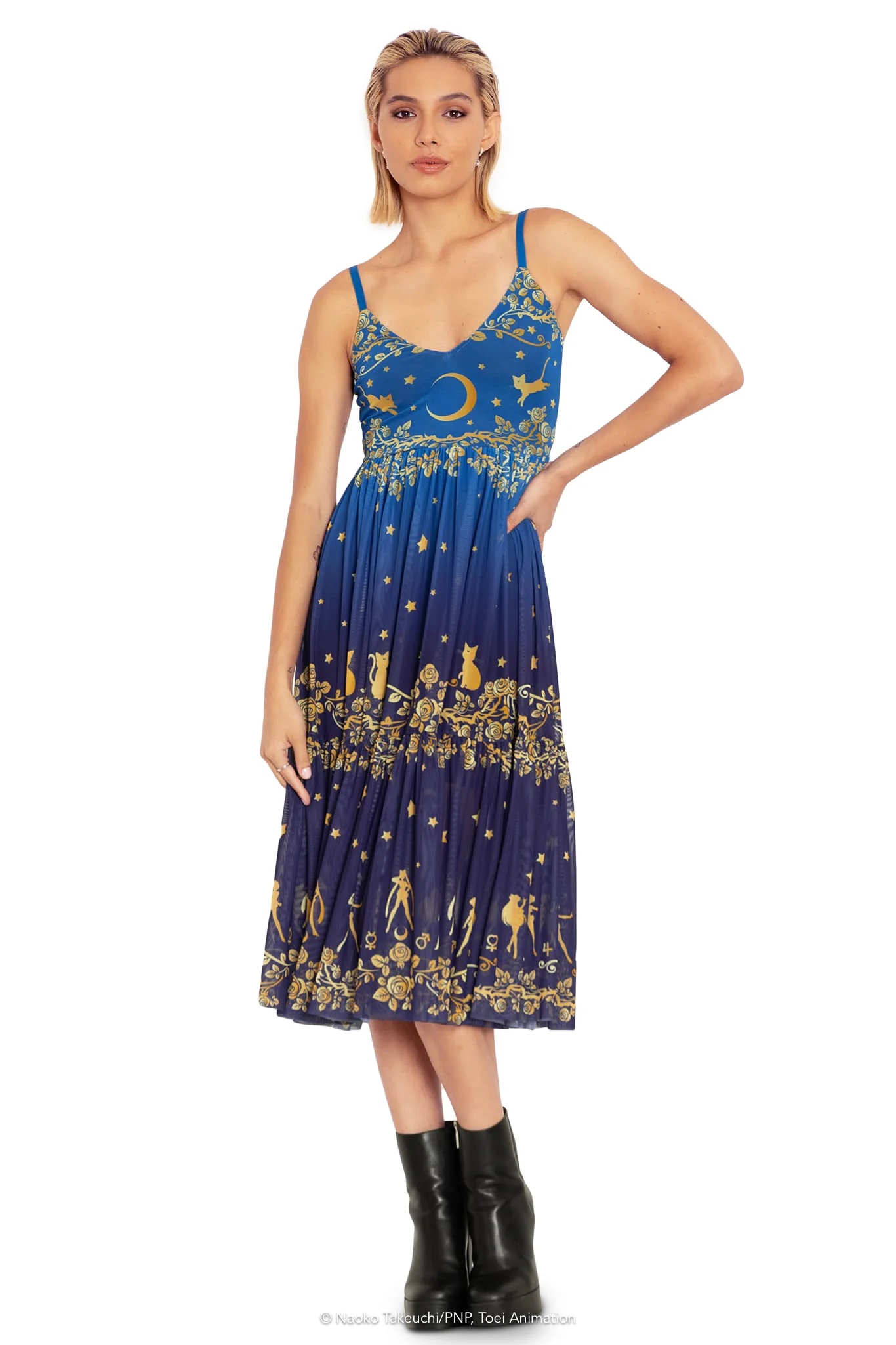 Sailor Guardians Stars Sheer Midaxi Dress - Image 6