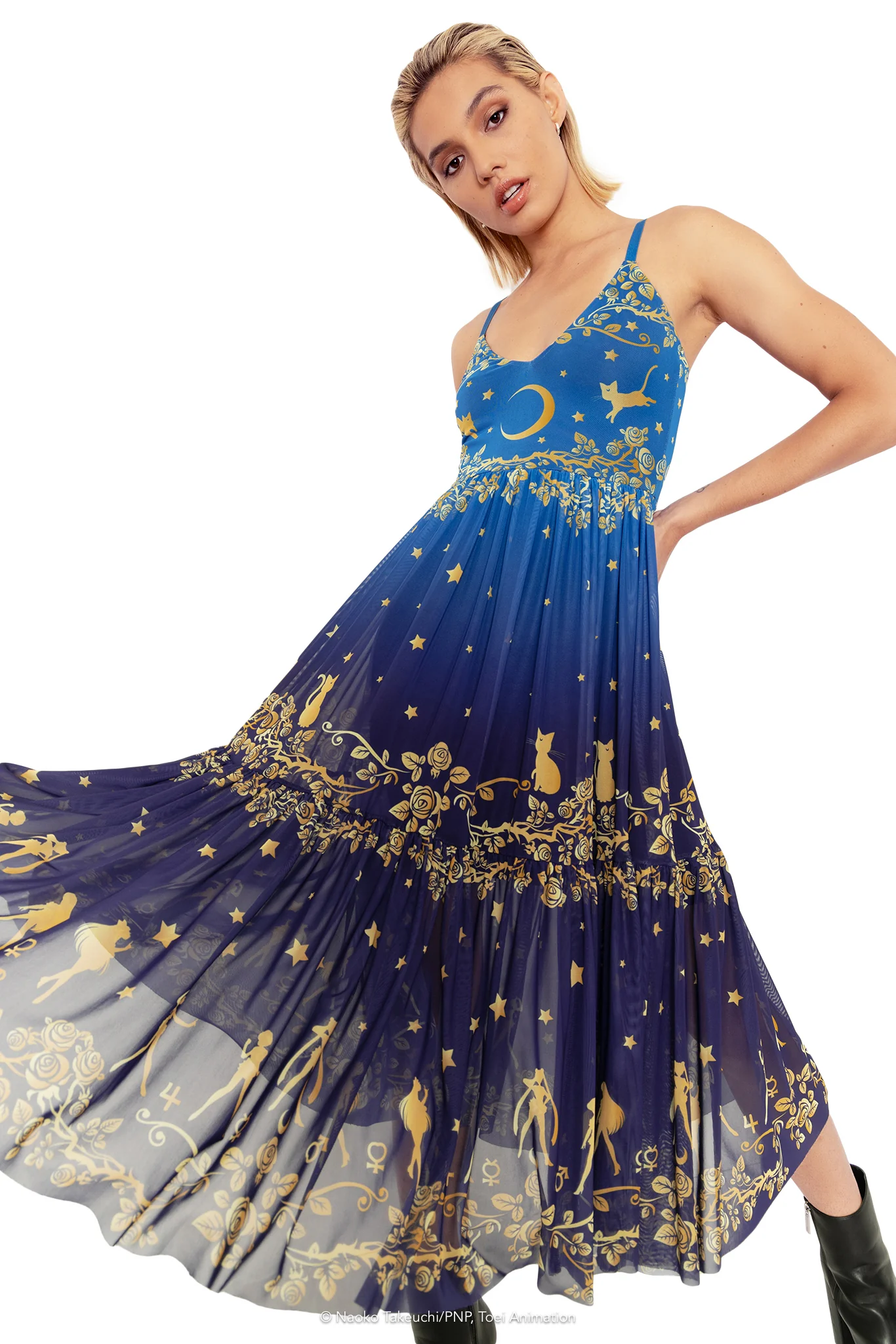 Sailor Guardians Stars Sheer Midaxi Dress - Image 7