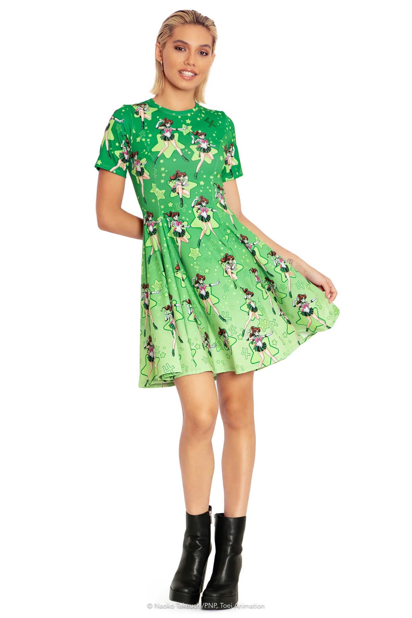 Sailor Jupiter Longline Evil Tee Dress