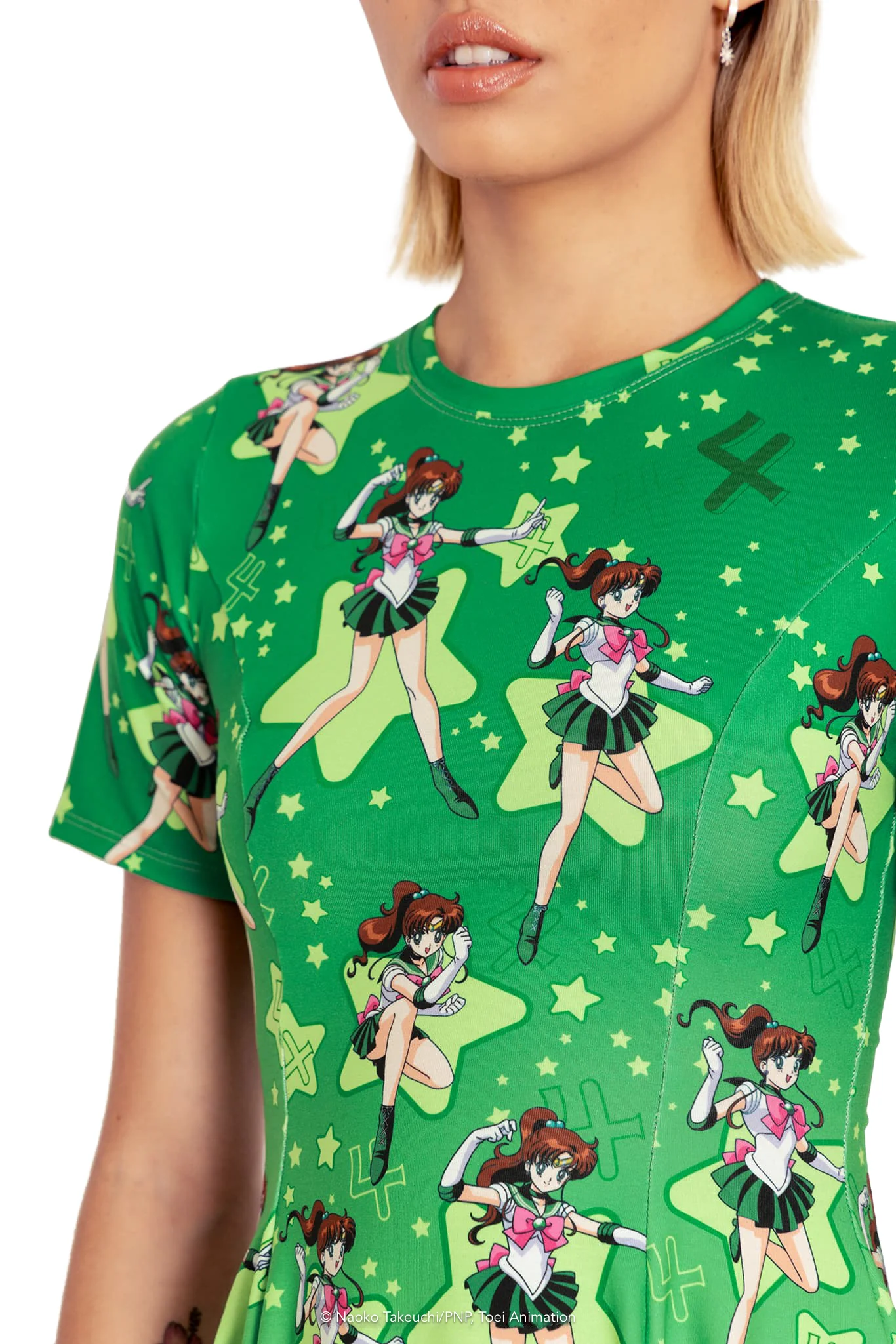 Sailor Jupiter Longline Evil Tee Dress - Image 5
