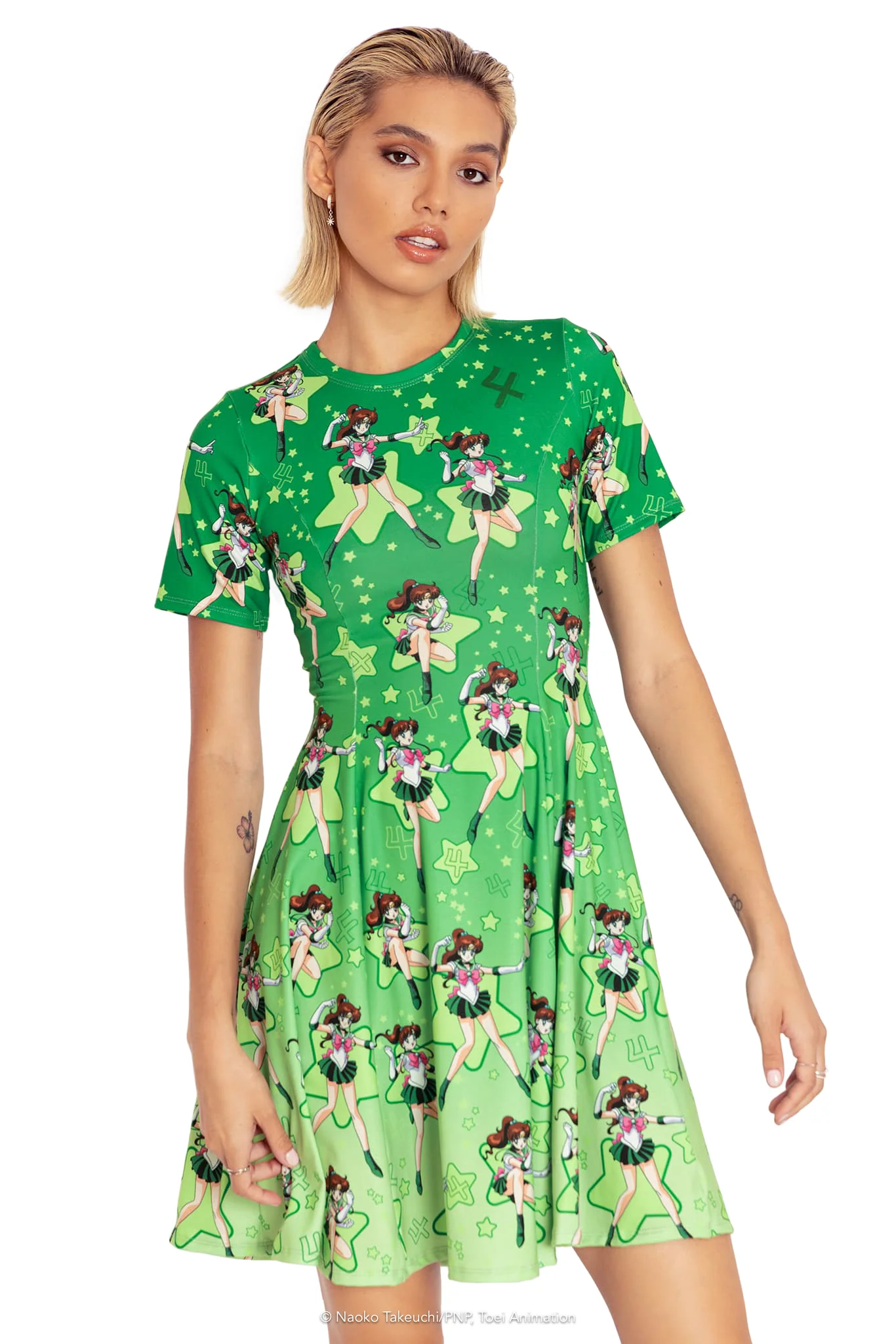 Sailor Jupiter Longline Evil Tee Dress - Image 6