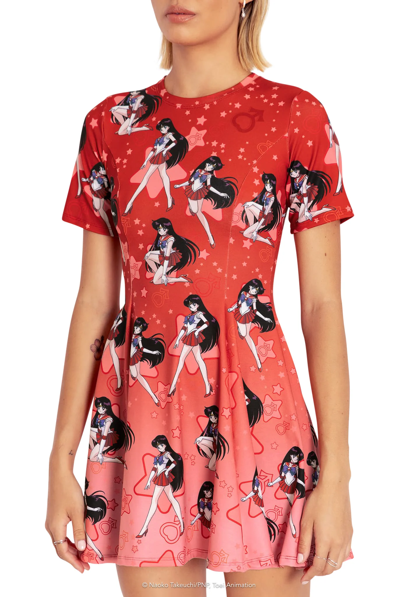 Sailor Mars Evil Tee Dress - Image 3