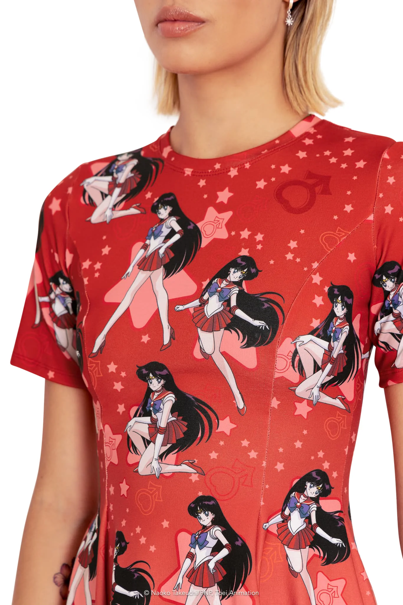 Sailor Mars Evil Tee Dress - Image 5