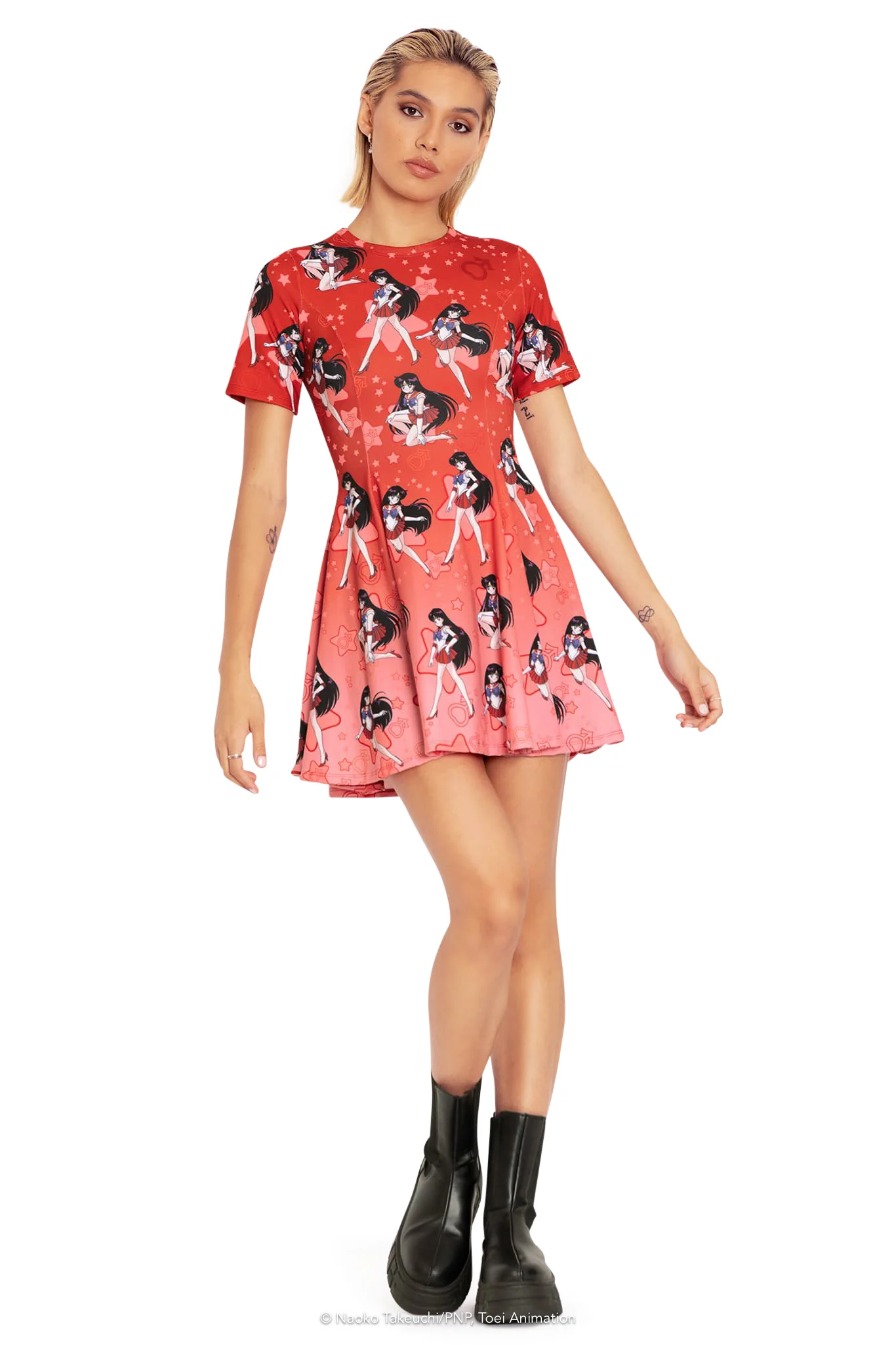 Sailor Mars Evil Tee Dress - Image 7