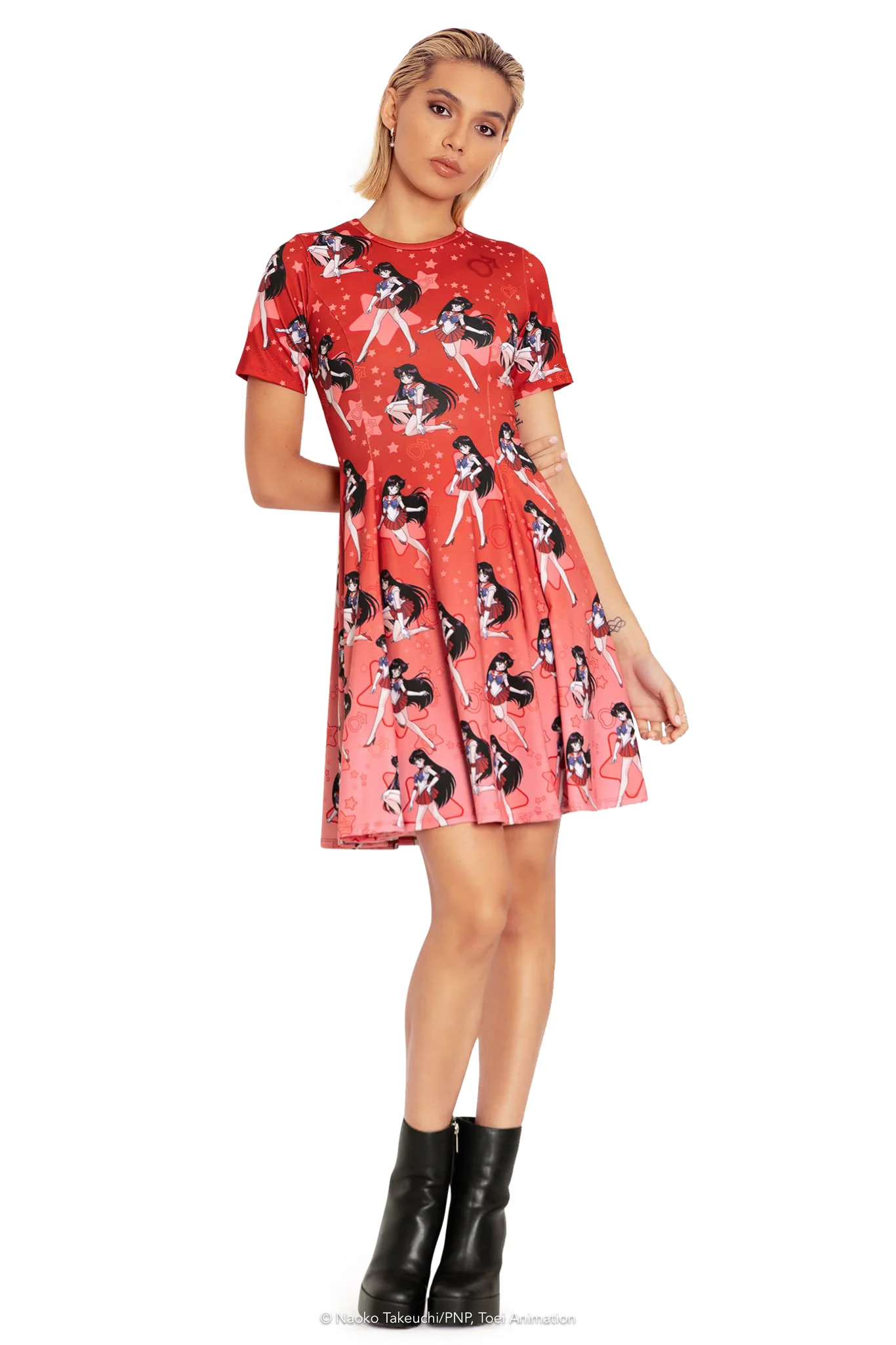Sailor Mars Longline Evil Tee Dress
