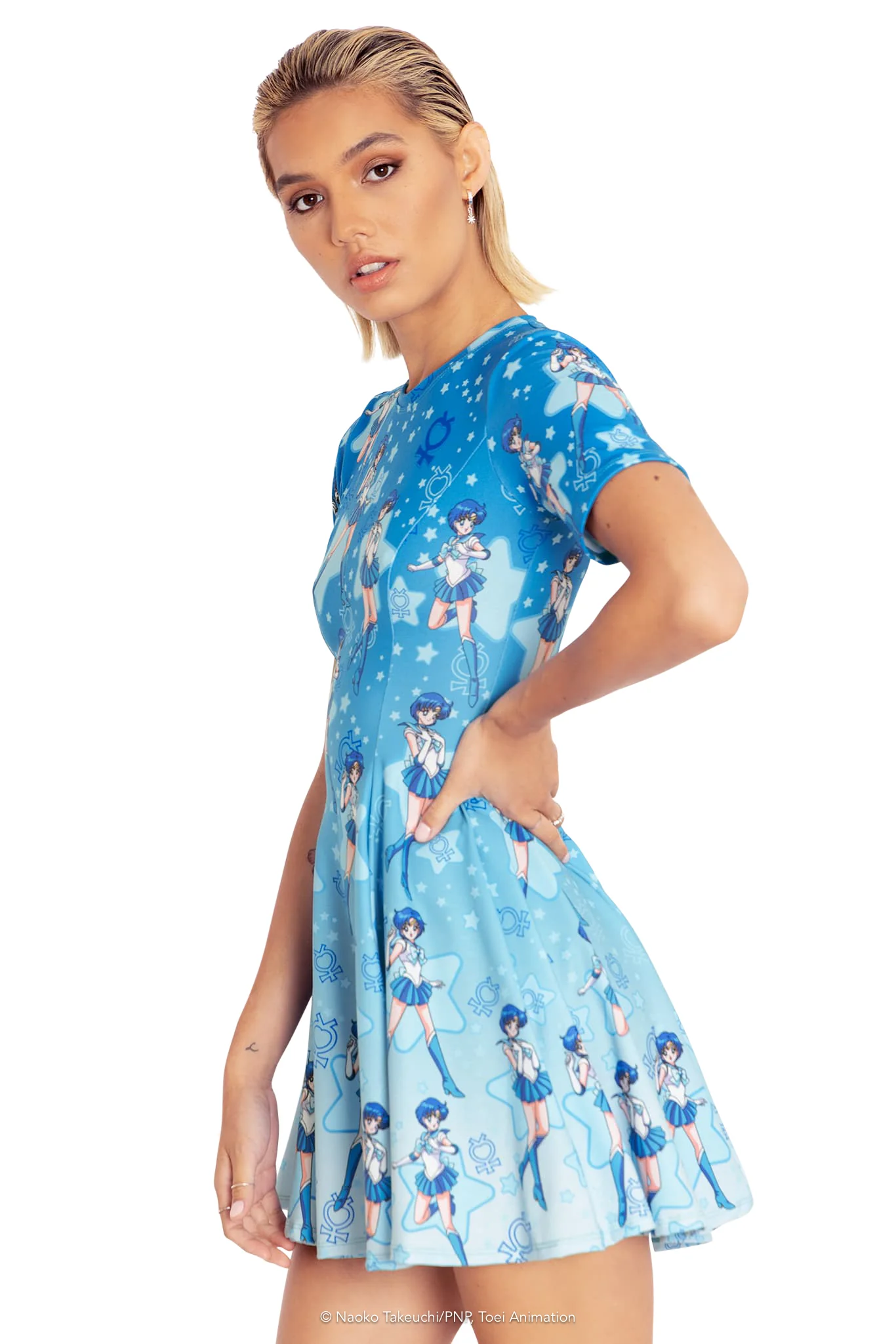 Sailor Mercury Evil Tee Dress - Image 6