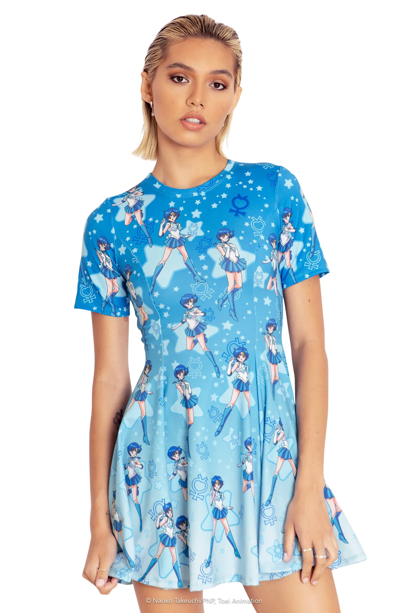 Sailor Mercury Evil Tee Dress - Image 8
