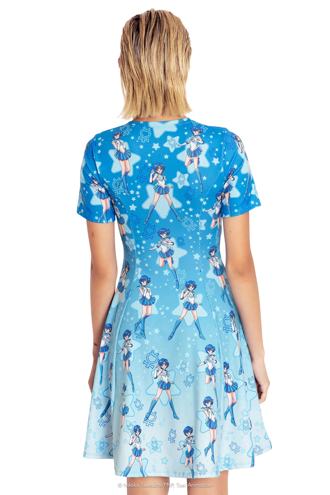 Sailor Mercury Longline Evil Tee Dress - Image 2