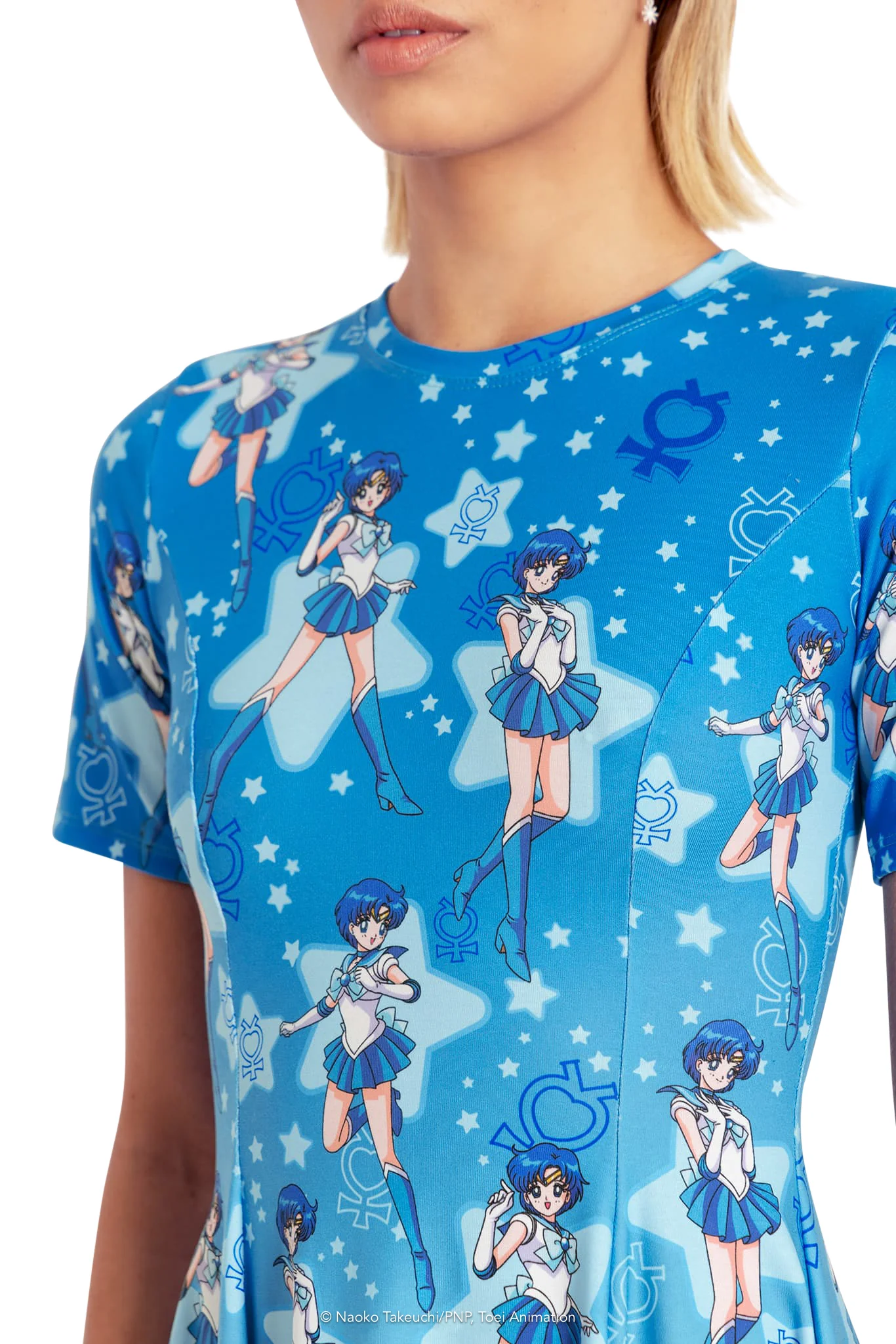 Sailor Mercury Longline Evil Tee Dress - Image 5