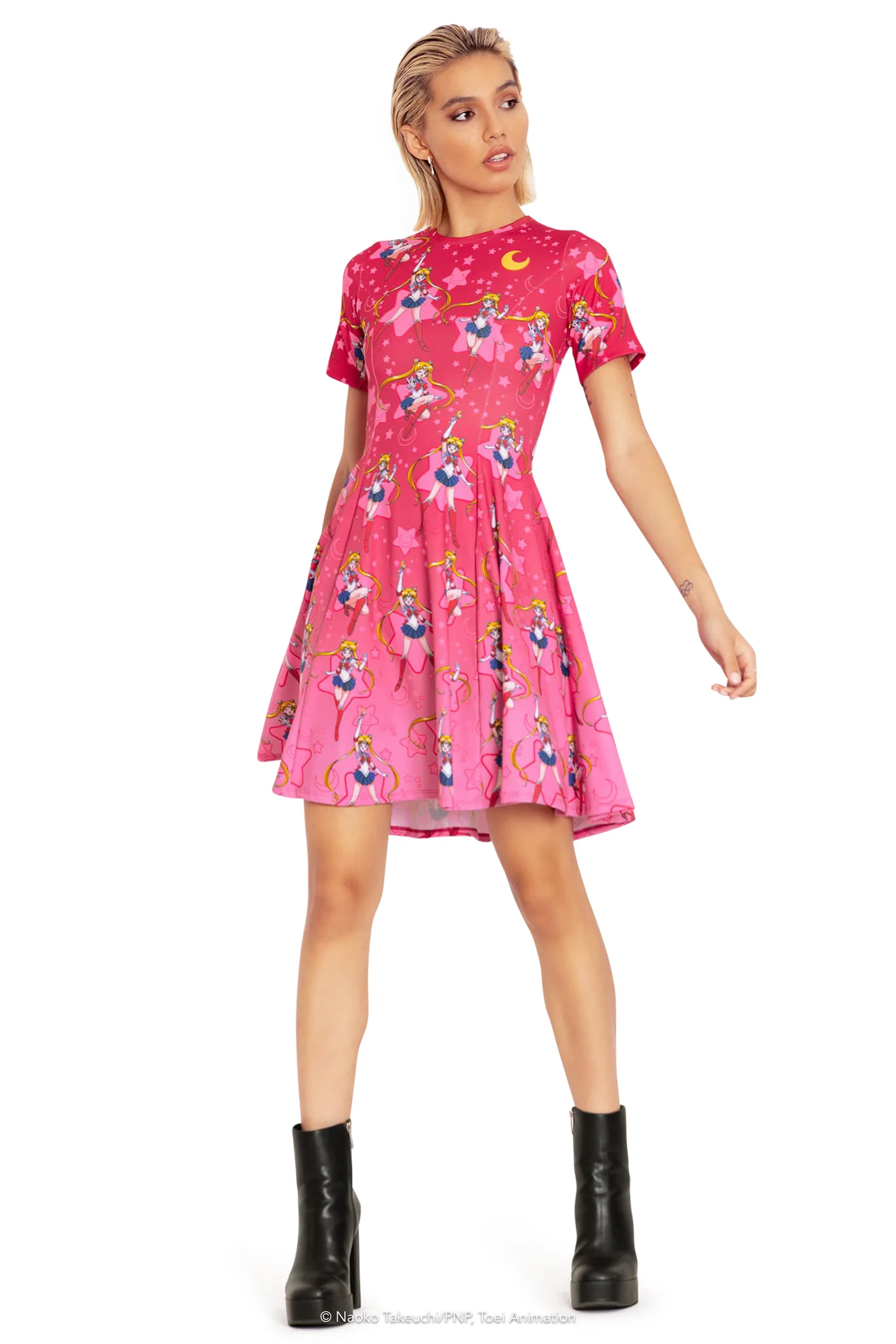 Sailor Moon Longline Evil Tee Dress