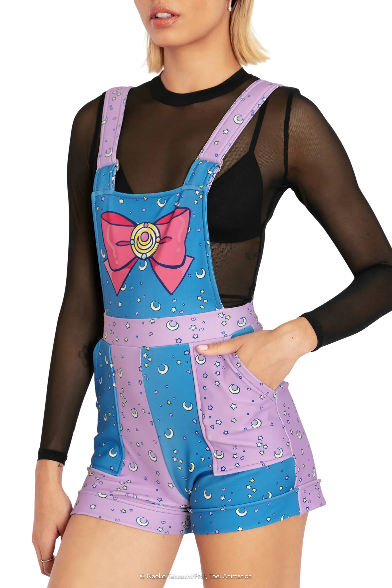 Sailor Moon Pastel Short Overalls - Image 4