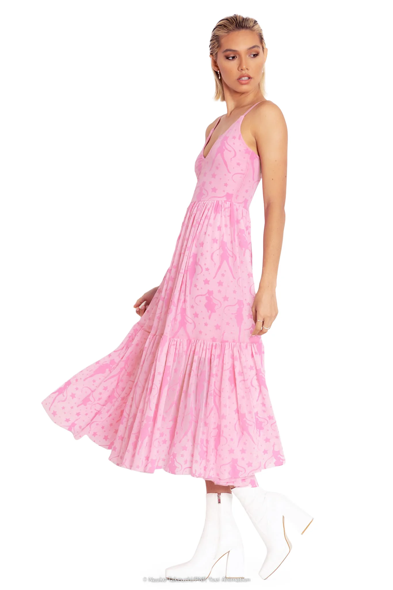 Sailor Moon Stars Sheer Midaxi Dress - Image 6