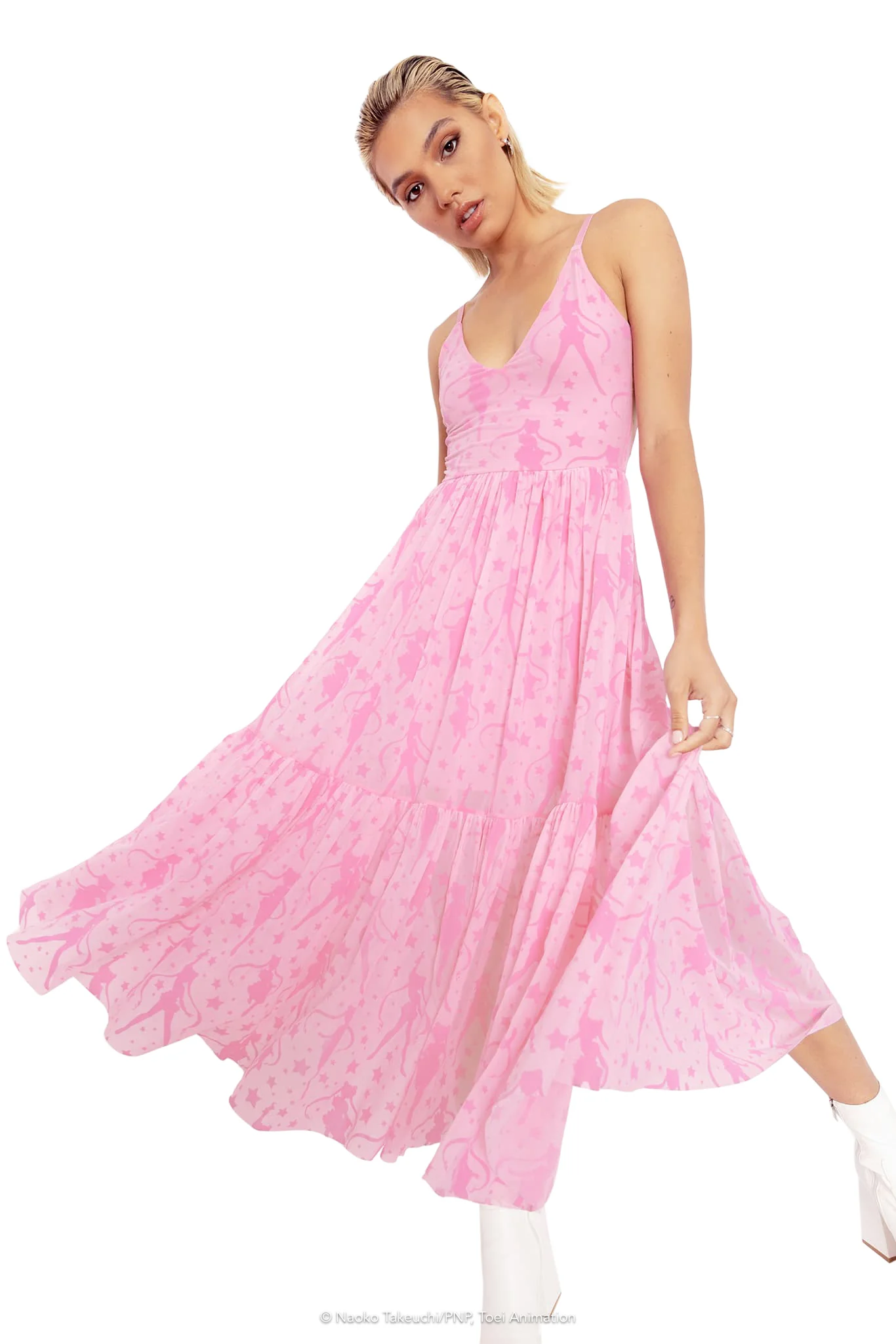 Sailor Moon Stars Sheer Midaxi Dress - Image 7