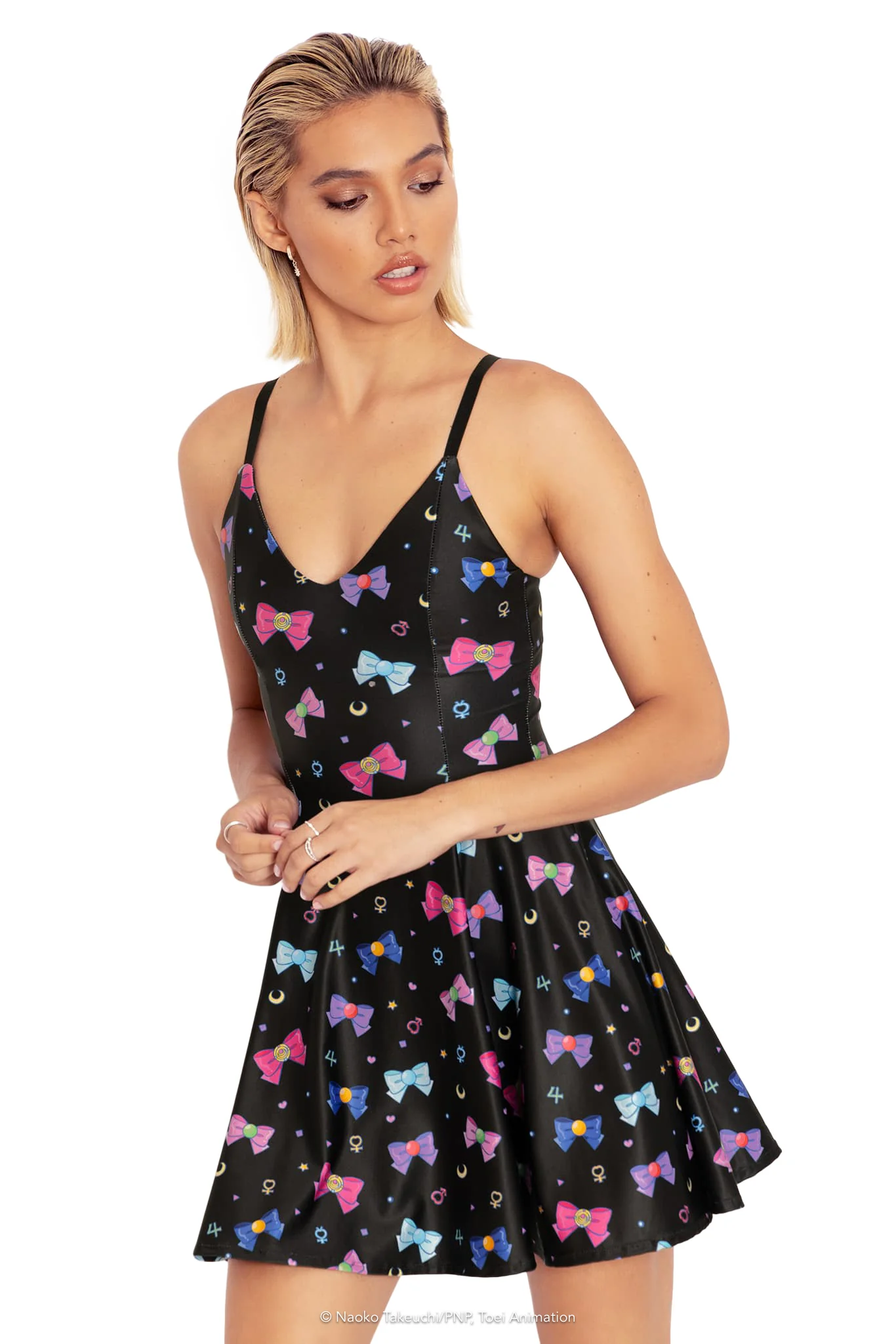 Sailor Ribbons Mini Strappy Dress - Image 6