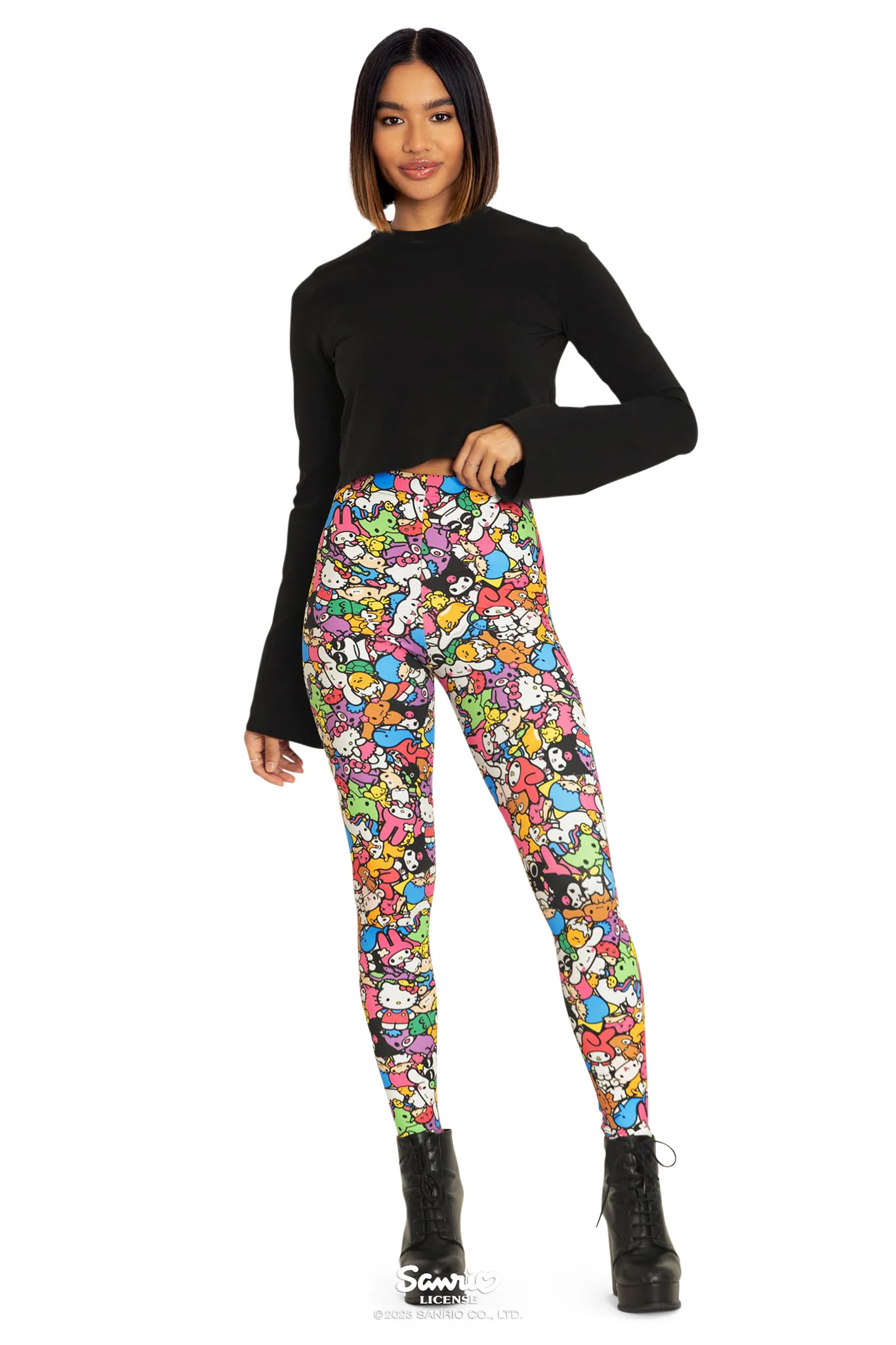 Sanrio All Stars High Waisted Matte Finish Leggings