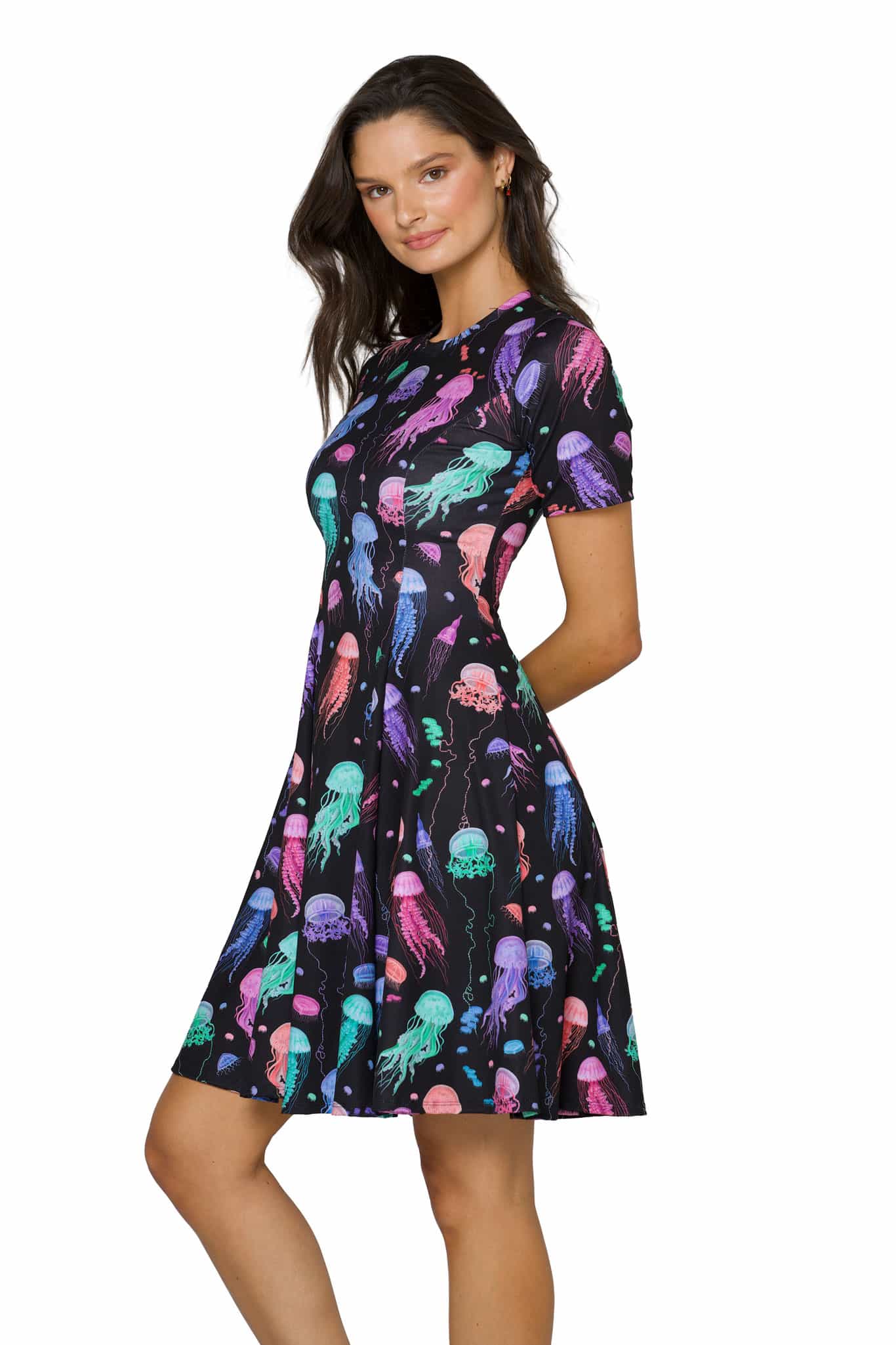 Sea Jellies Longline Evil Tee Dress - Image 3