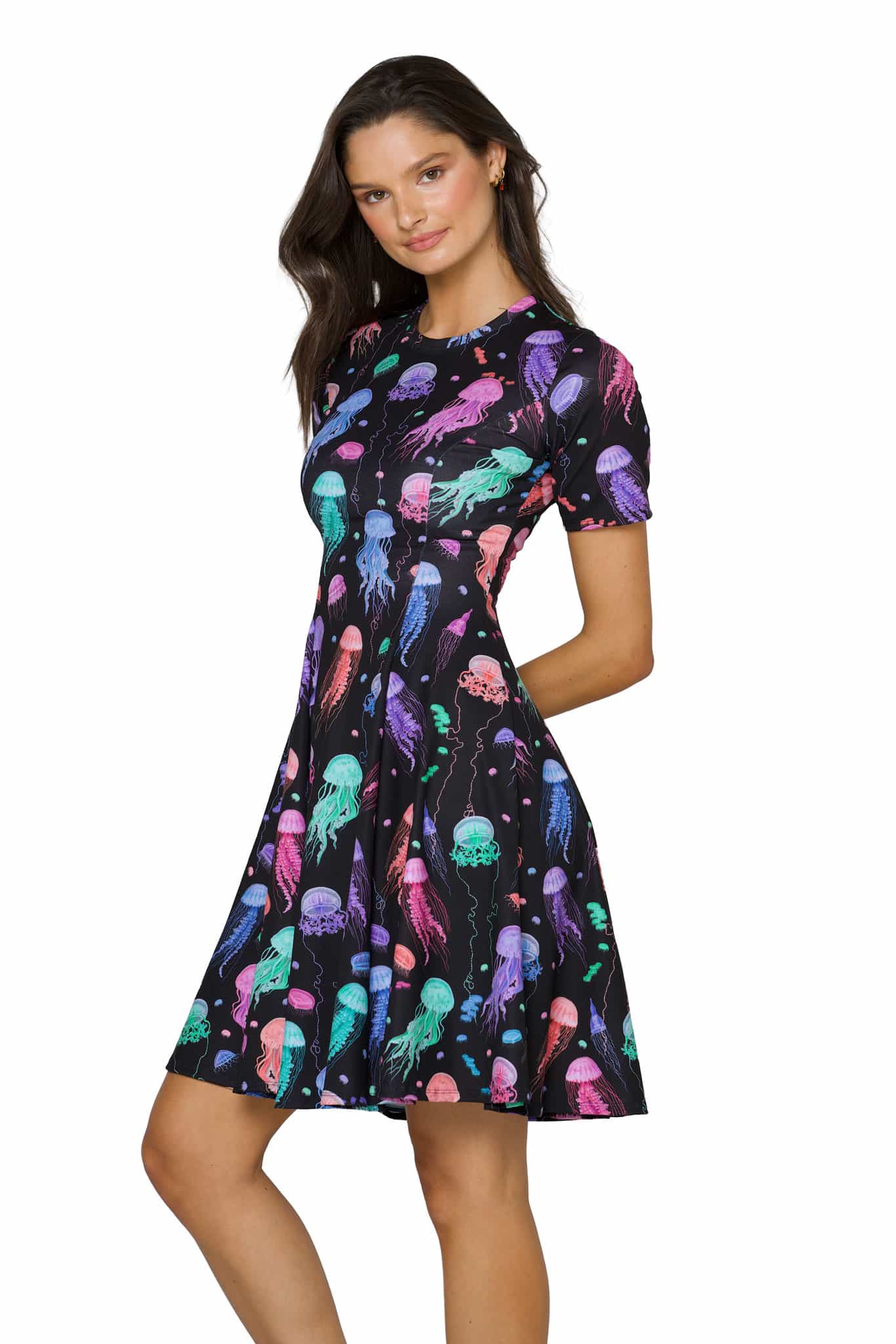 Sea Jellies Longline Evil Tee Dress - Image 5