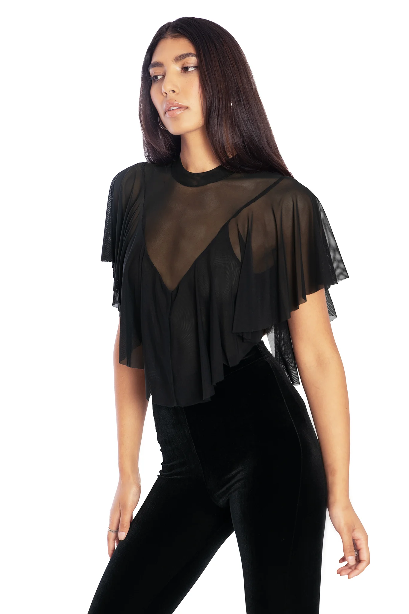 Sheer Frill Top - Image 5