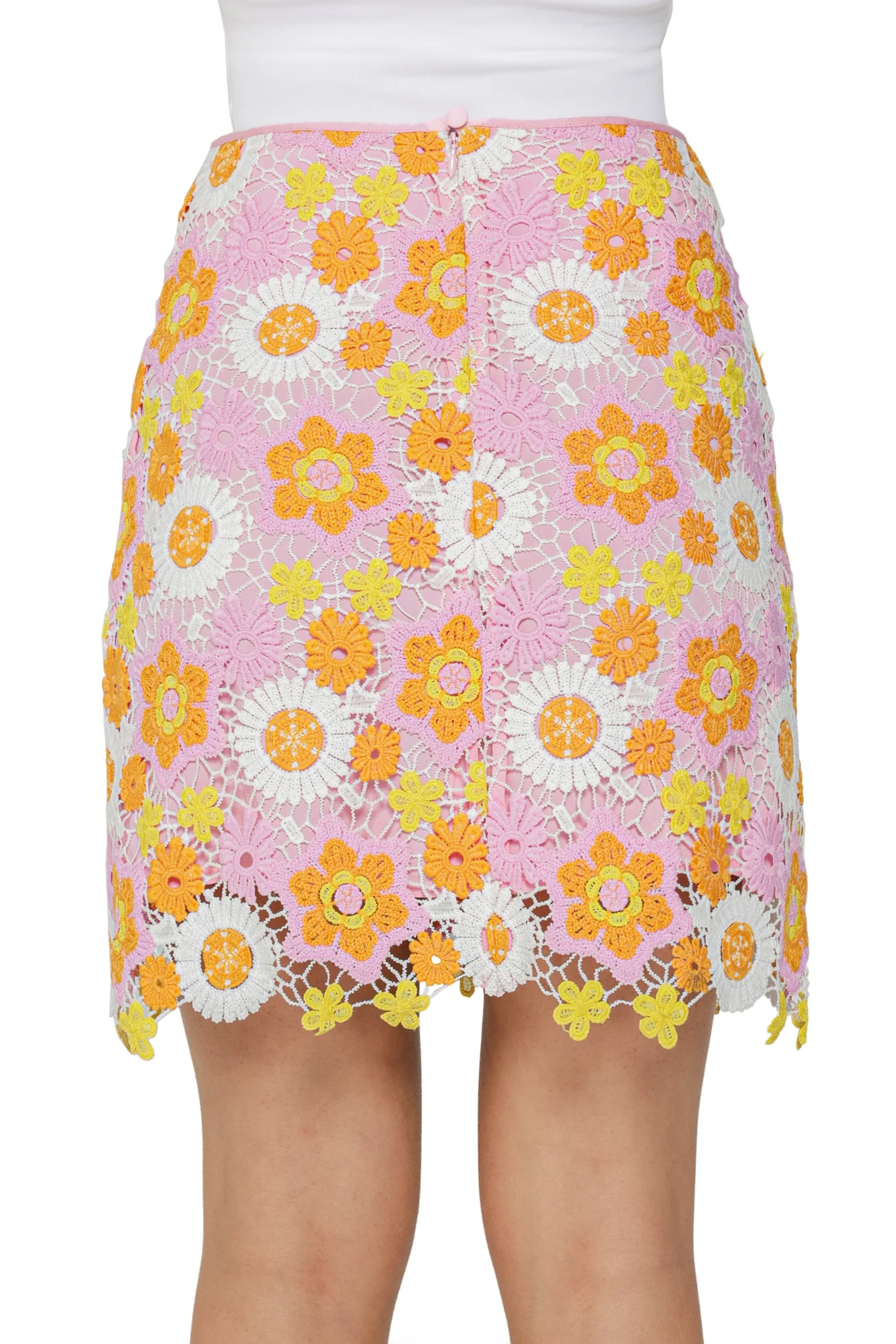 Sherbet Floral Crocheted Skirt - Image 4