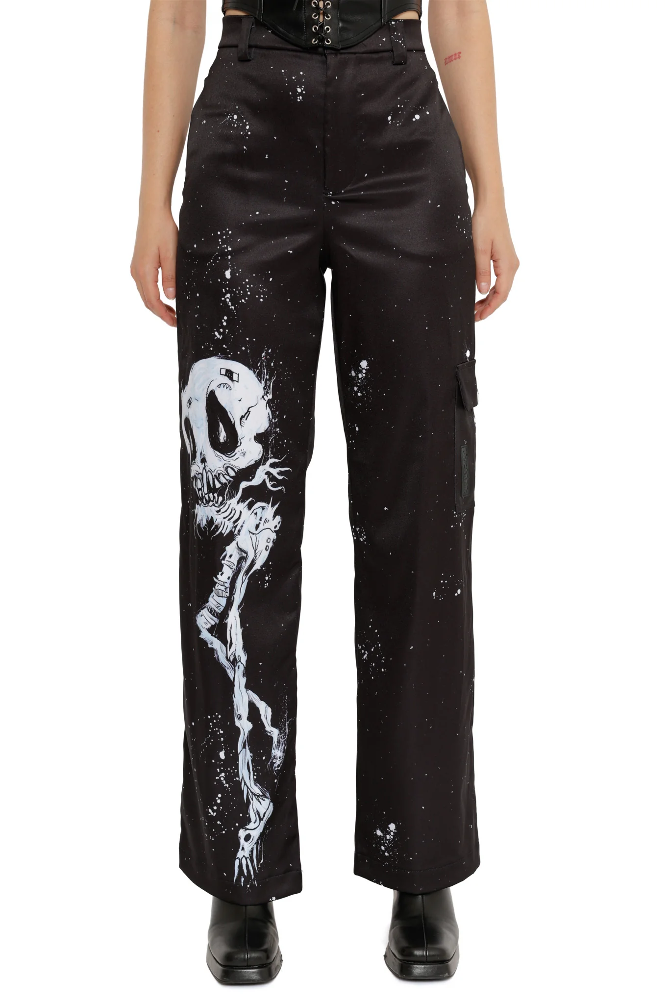 Skulls Straight Leg Cargo Pants - Image 3