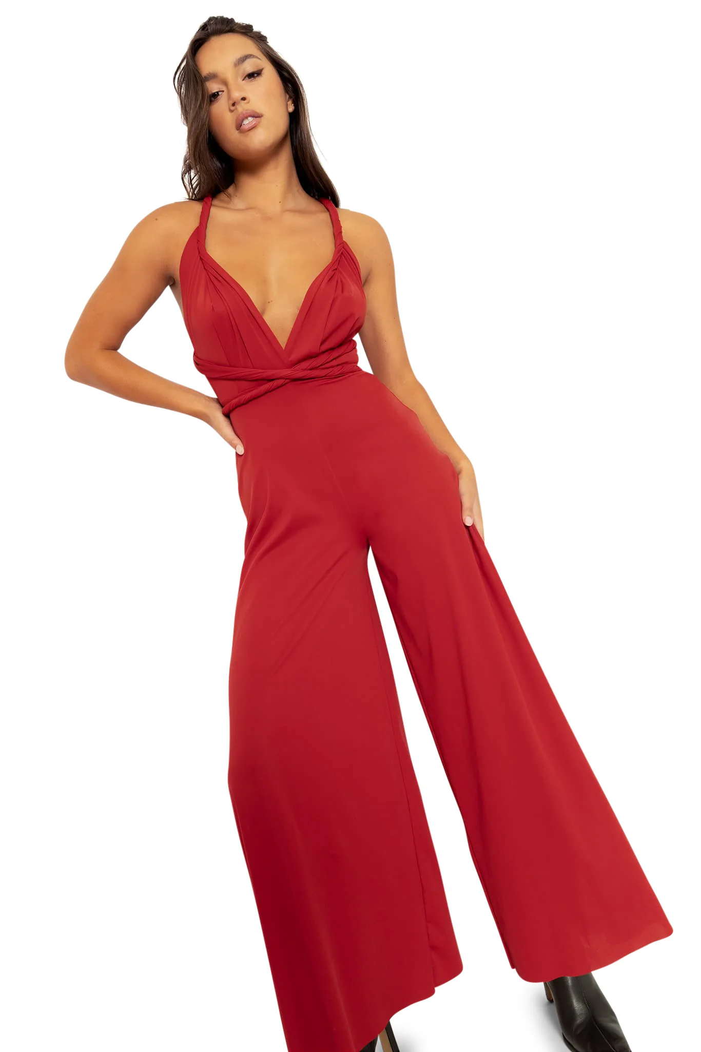 Sleek Pepper Infinity Jumpsuit - Image 9