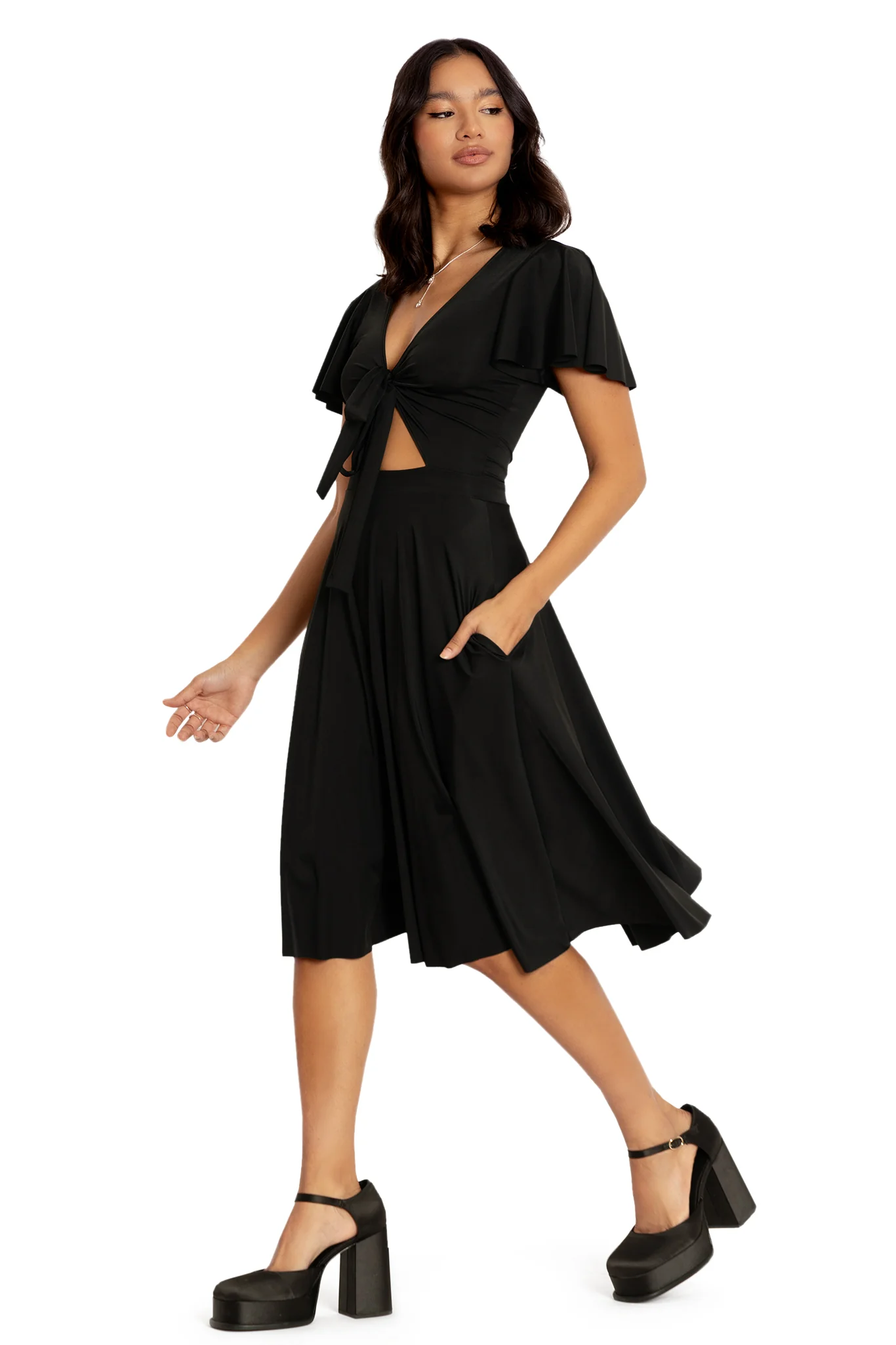 Sleek Rio Midi Dress - Image 4