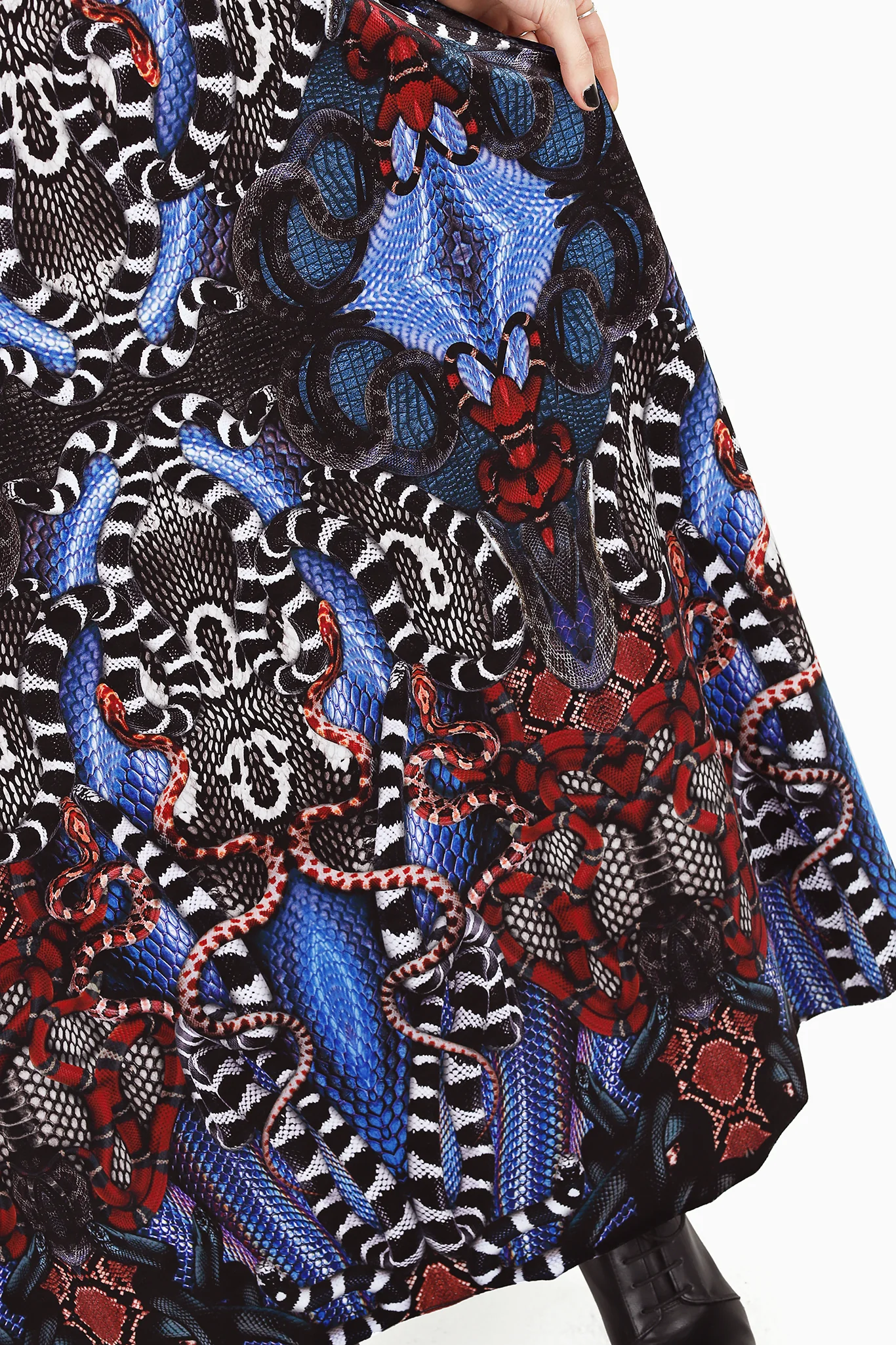 Snakaleidoscope Velvet Princess Maxi Dress - Image 4