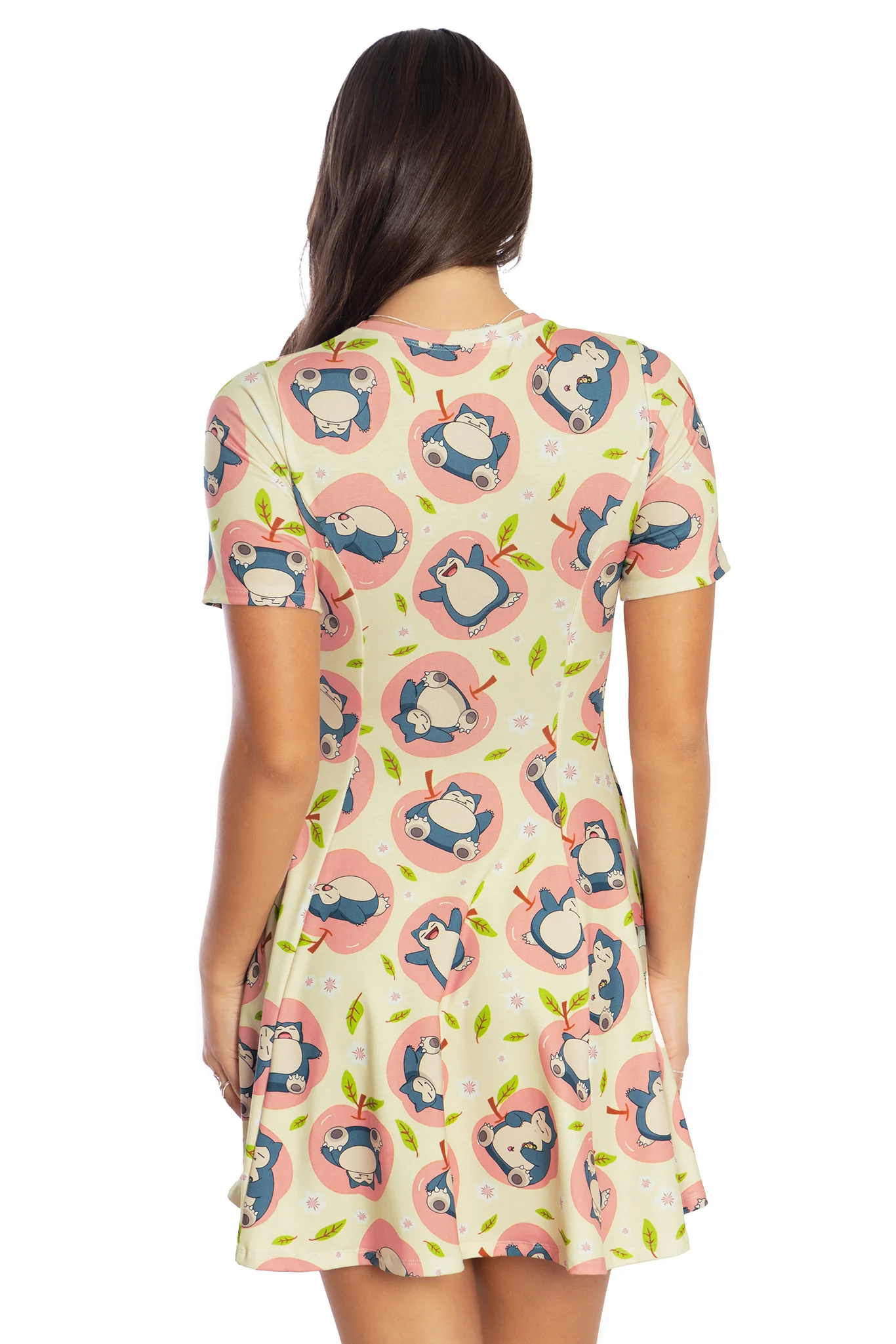Snorlax Apples Evil Tee Dress - Image 2