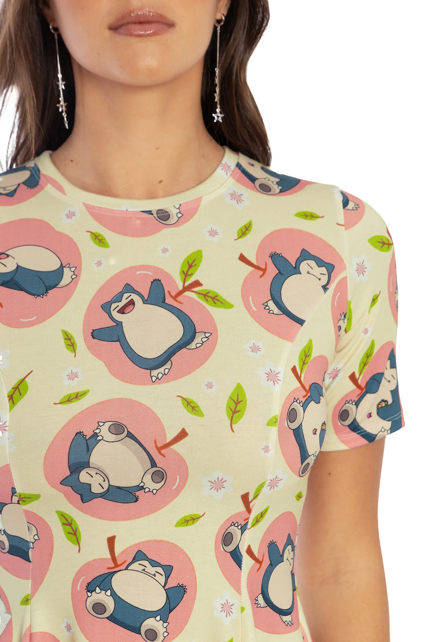 Snorlax Apples Evil Tee Dress - Image 4